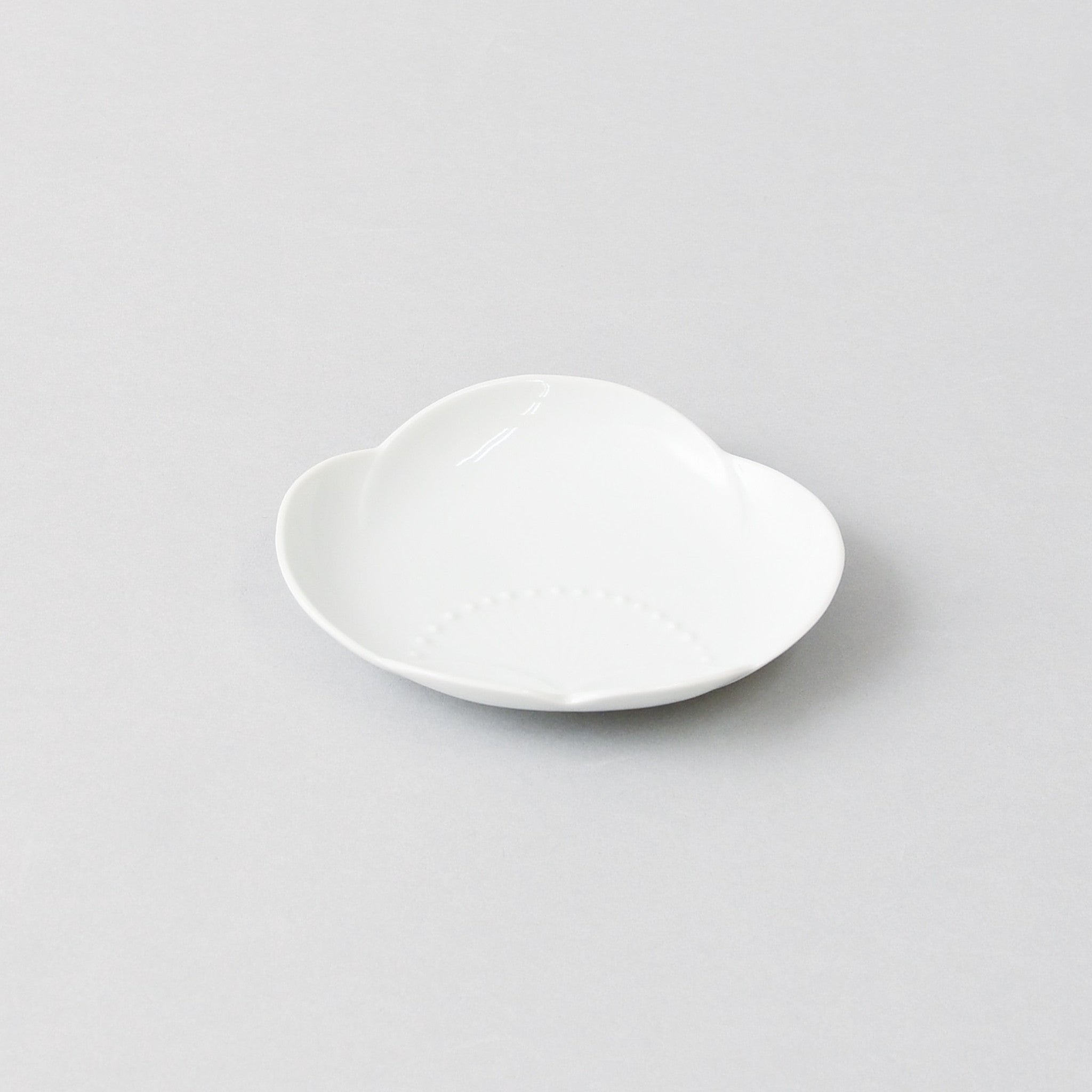 梅型小皿[紅白]