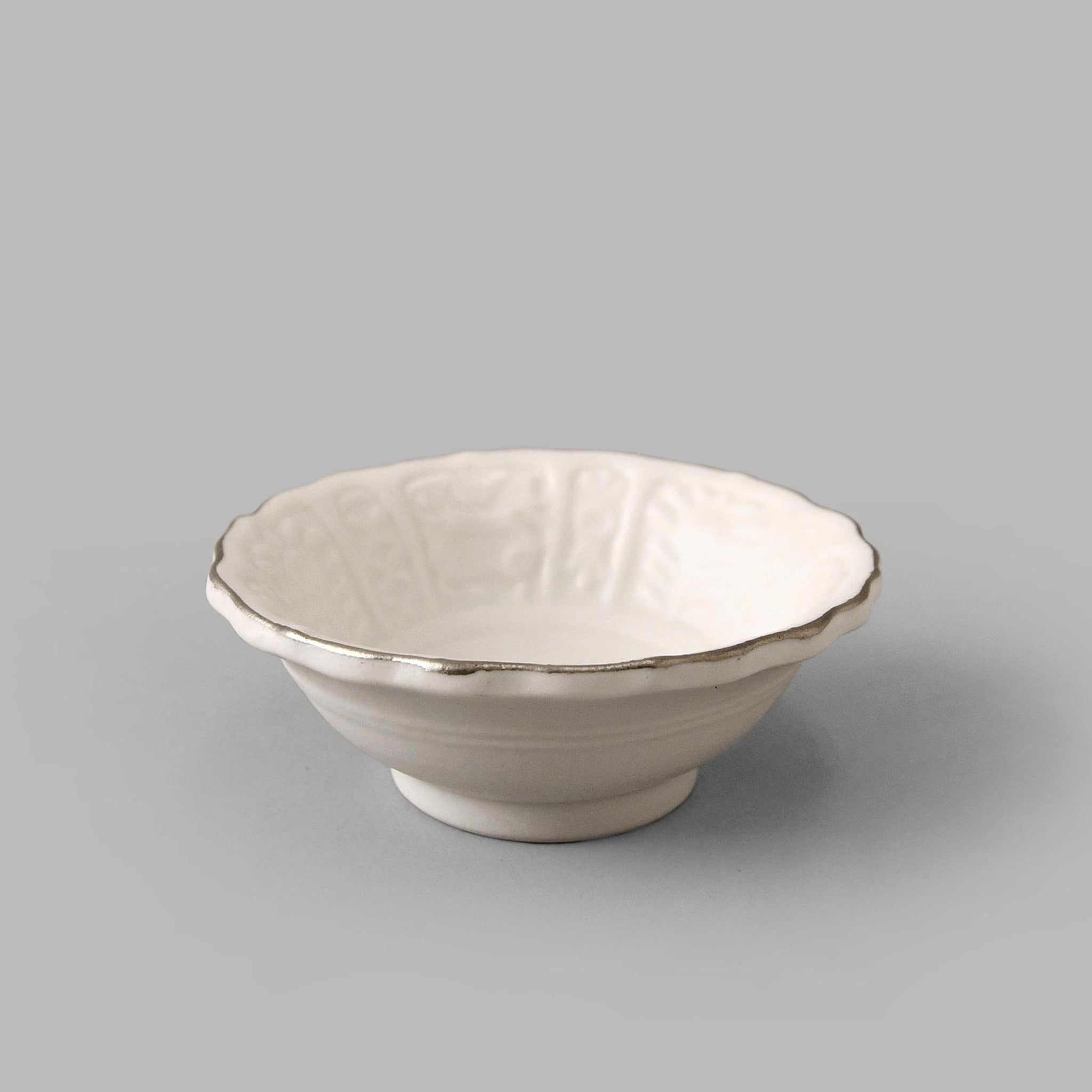 豆鉢[プラチナ巻き] 宝彫