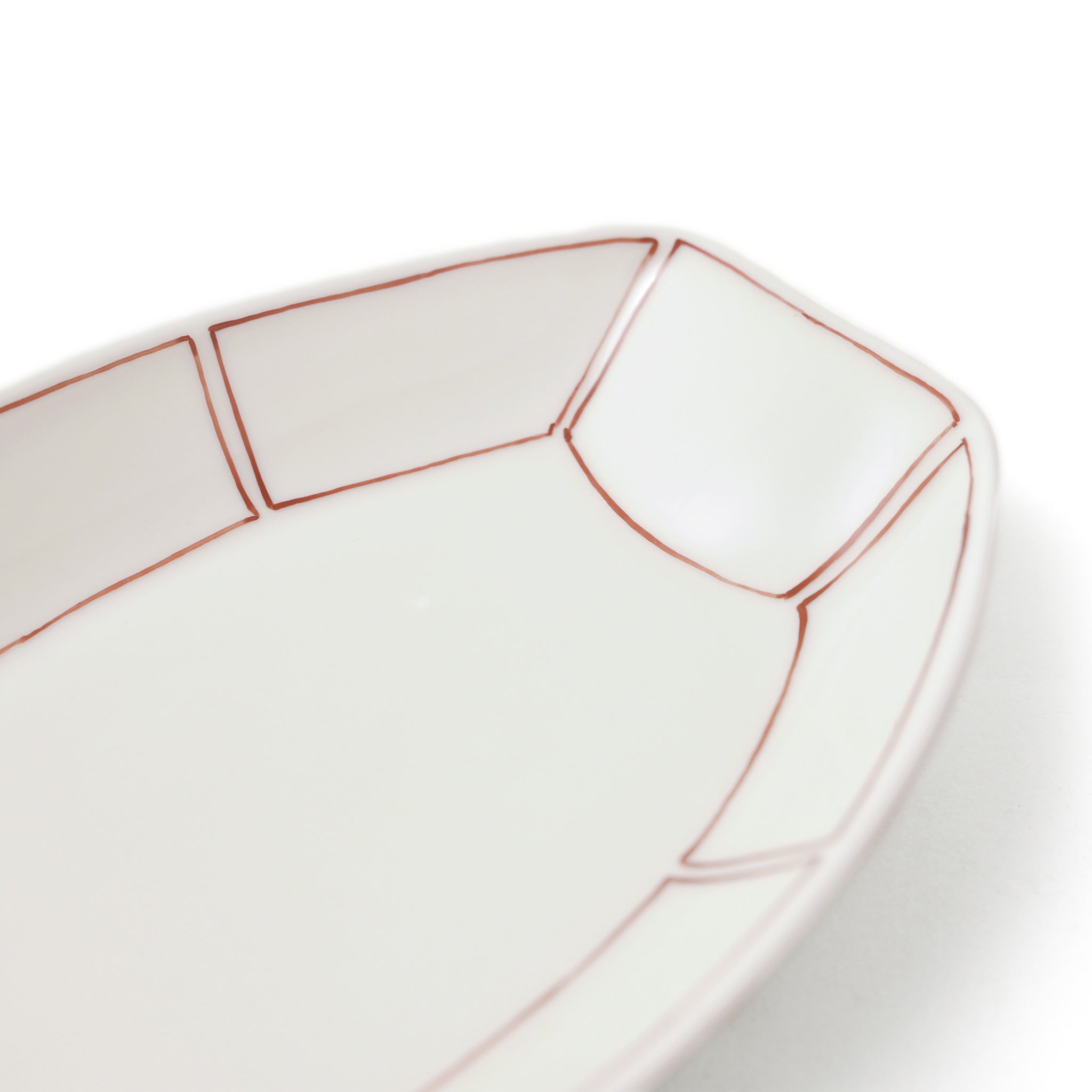 長皿[赤絵模様]