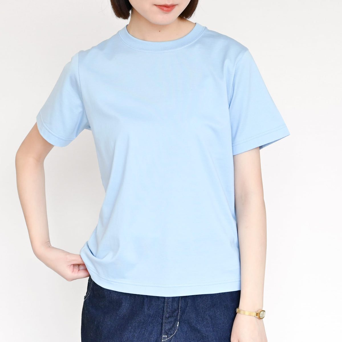 DT♪ 1LINATE プリントコットン 半袖 Tシャツ 関税込 ロゴ刺繍半袖Tシャツ(S キナリ): トップス｜Right-on公式