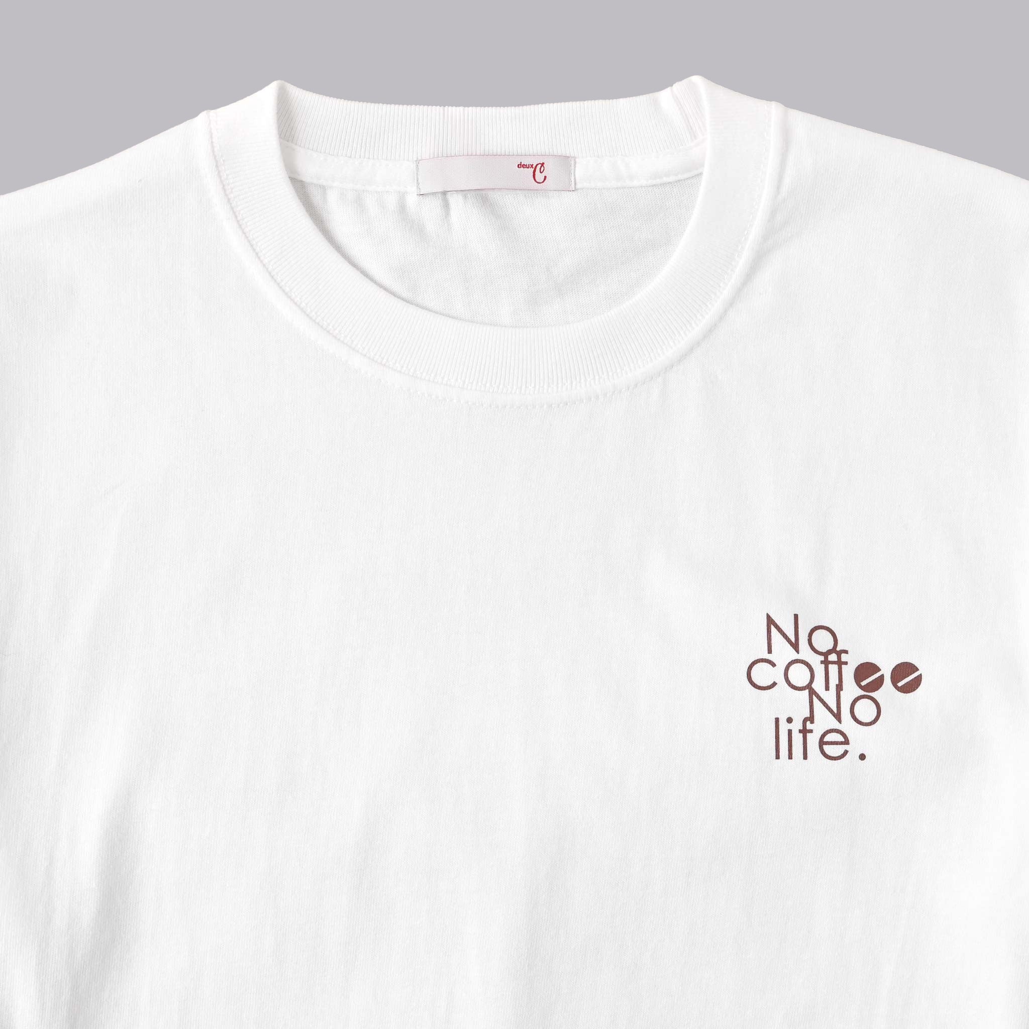 プリントTシャツ No coffee No life 半袖