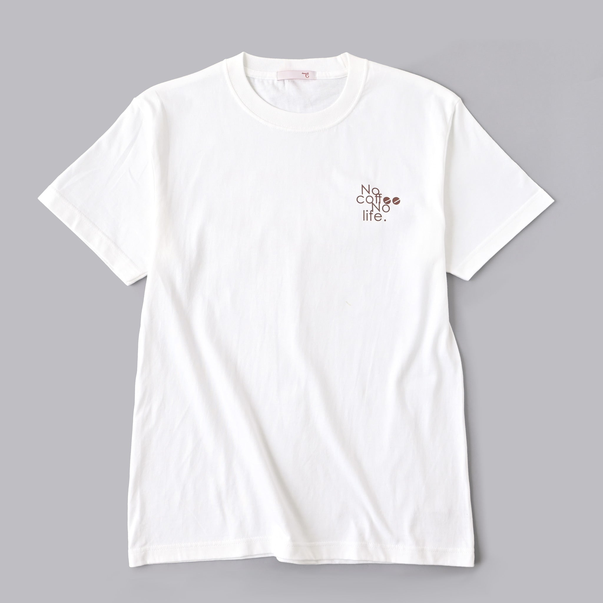 プリントTシャツ No coffee No life 半袖