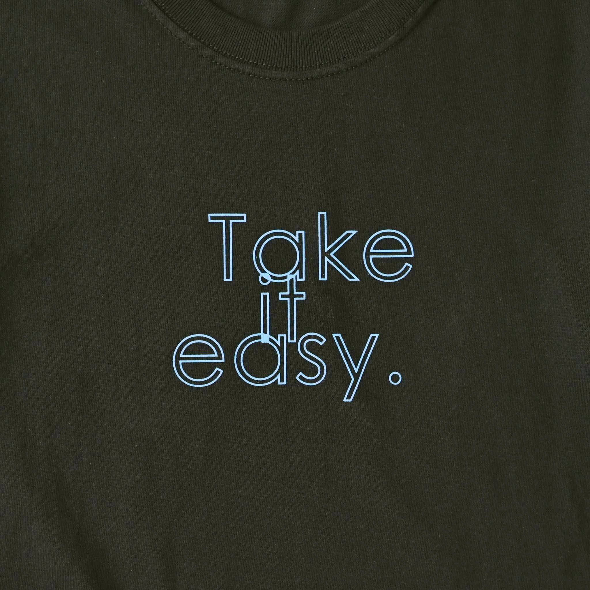 プリントTシャツ Take it easy 半袖