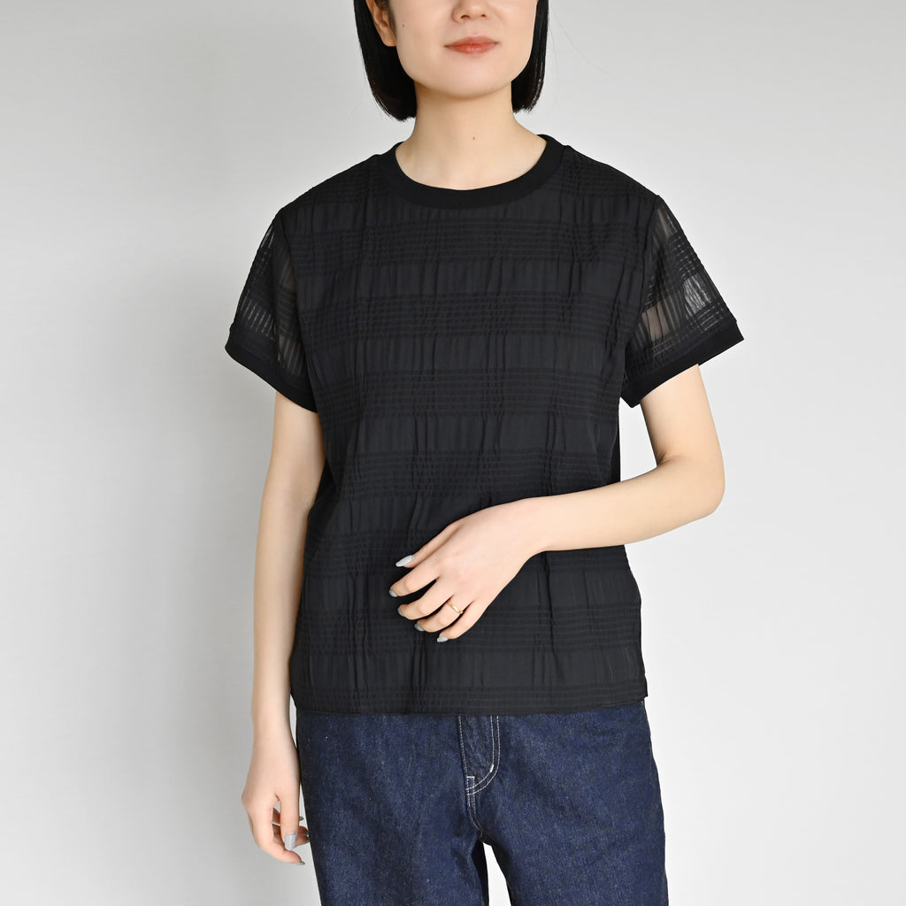 シズルチェックプルオーバー 半袖 