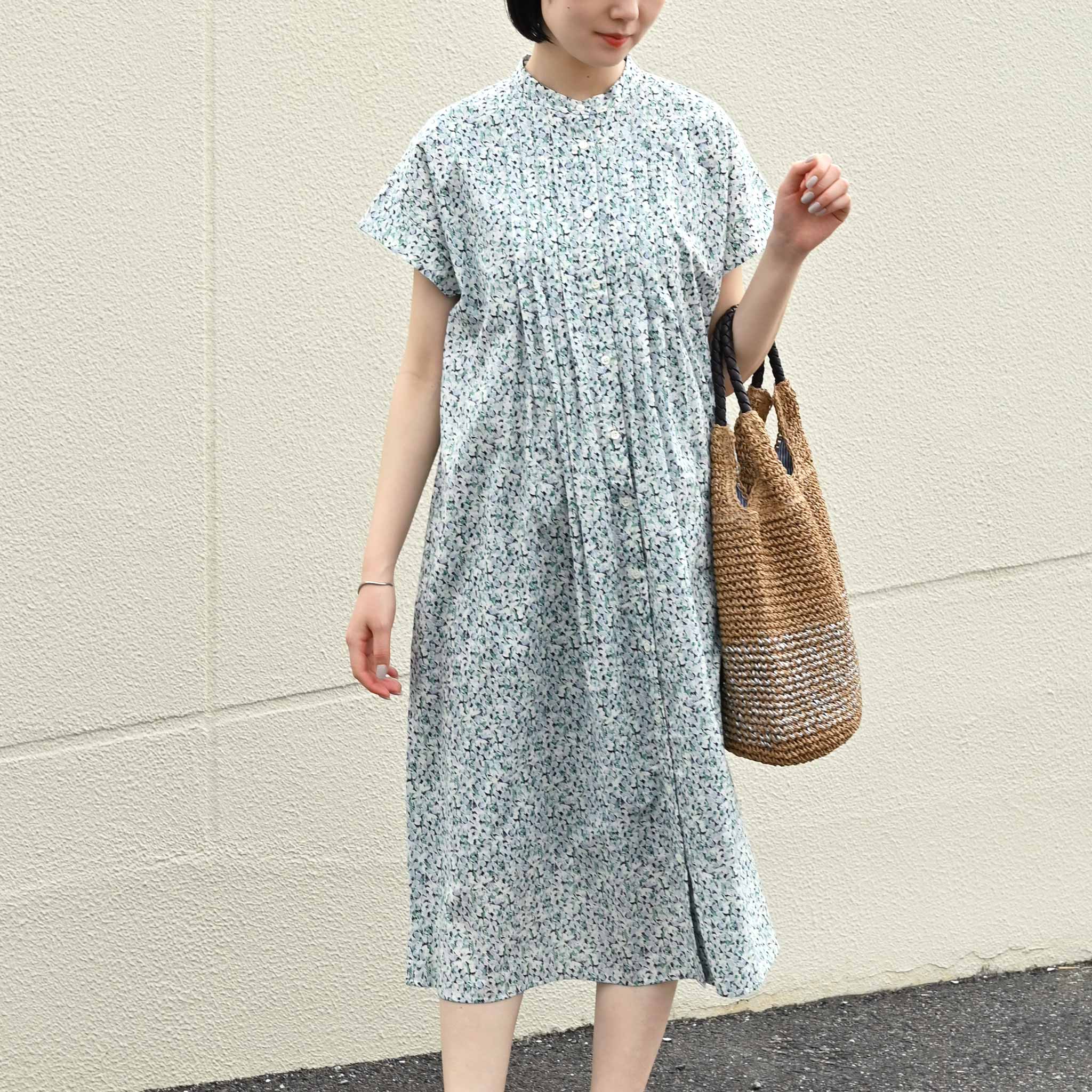 キカバナローンワンピース 半袖