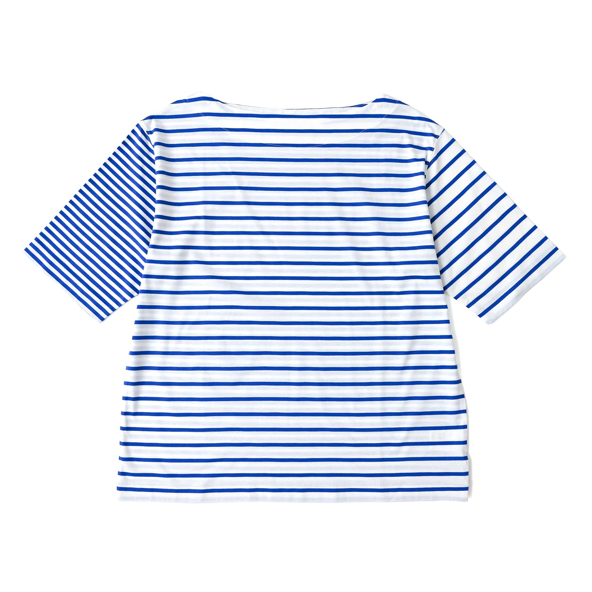 プラージュ Plage ボーダーバスクシャツ ボーダーニット 青×白 プラージュ Plage ボーダーバスクシャツ ボーダーニット 青×白