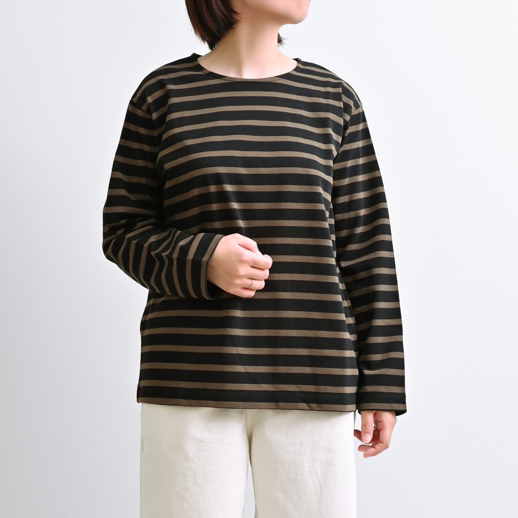 ボーダーカットプルオーバー 長袖 | deux C(ドゥ・セー)公式