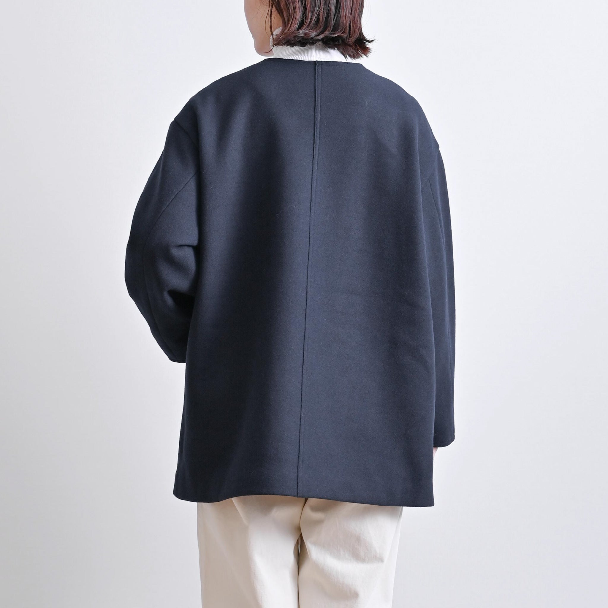 ダブルジャージー コート