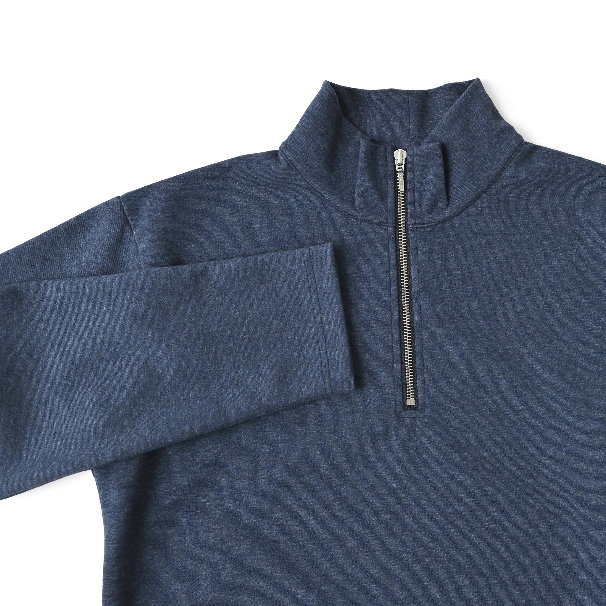 ハーフジッププルオーバー 長袖