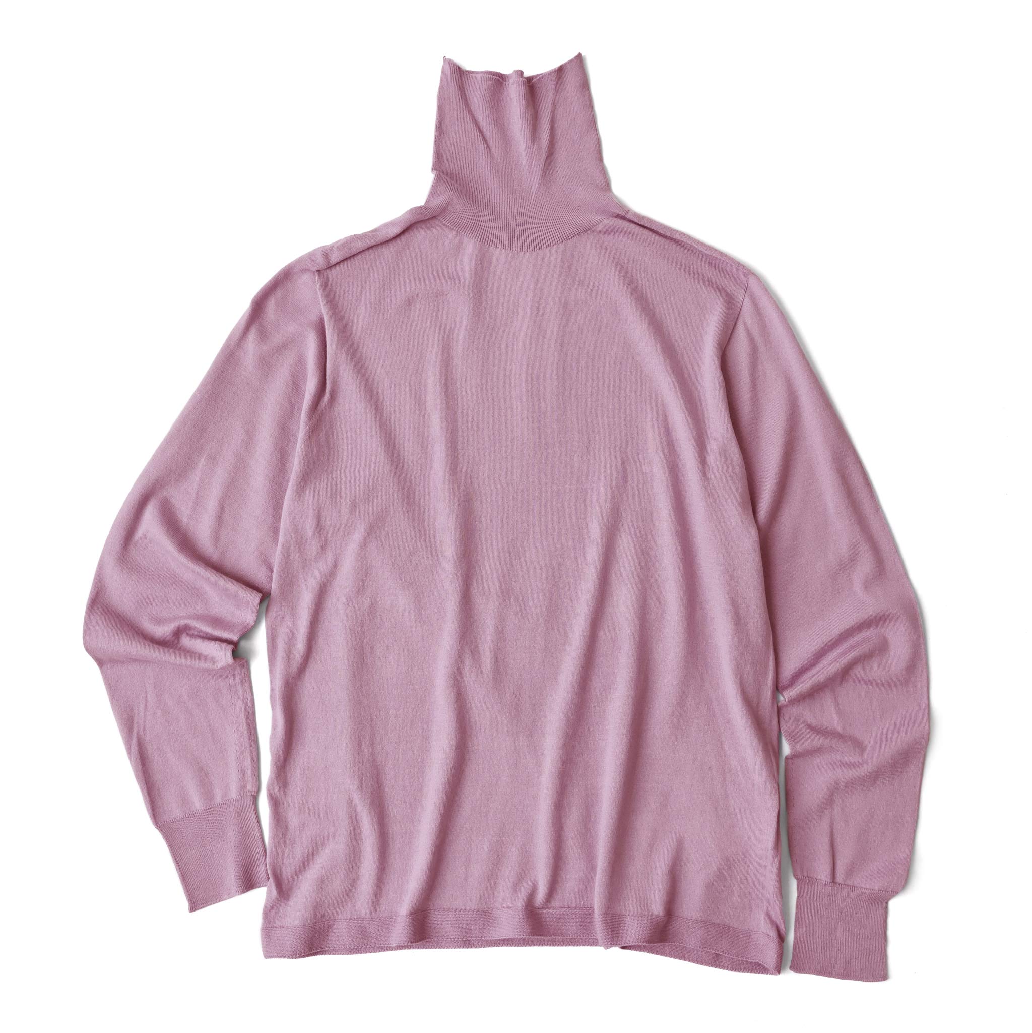 ハイゲージニットタートルネックプルオーバー 長袖