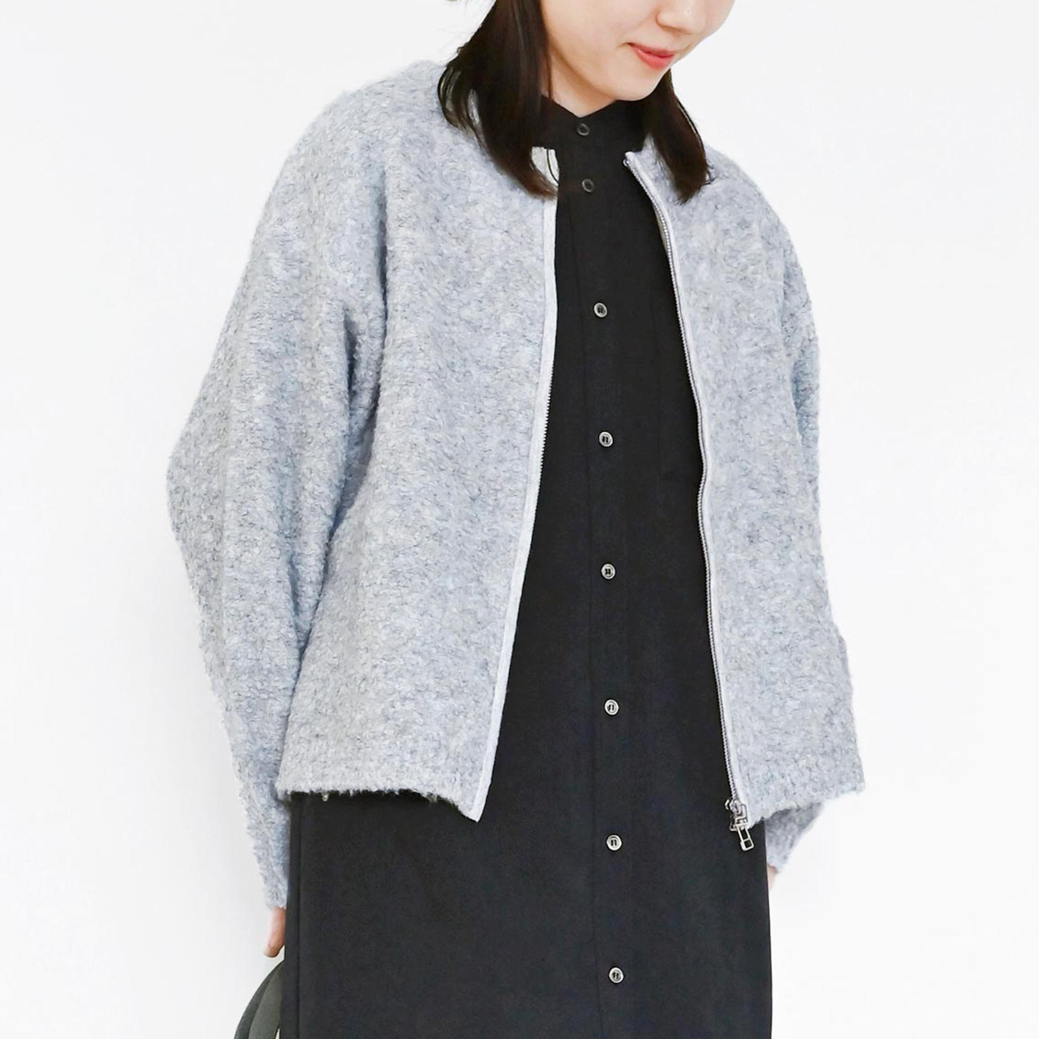 ブークレーヤーンジャケット 長袖