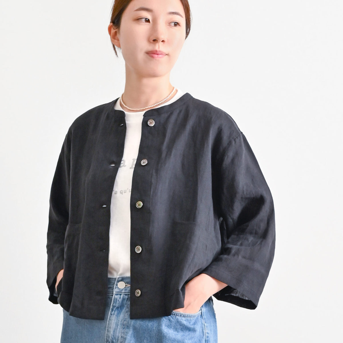 【美品】SHIPSの上質フレンチリネンジャケット セール 80%OFF】SC: リネンブレンド レノクロス 2ボタン