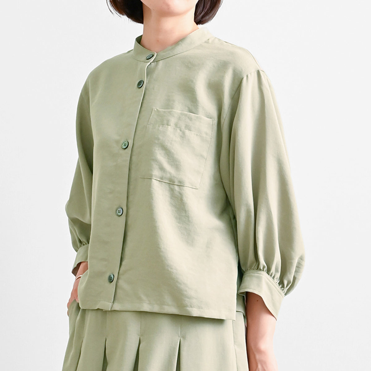 ポリリネンクロスブラウス 7分袖 | deux C(ドゥ・セー)公式オンライン