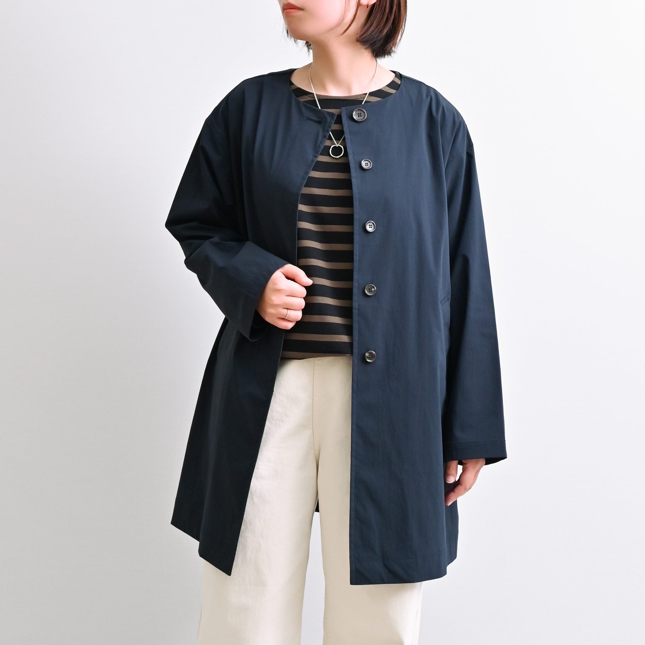 CNタイプライターストレッチコート