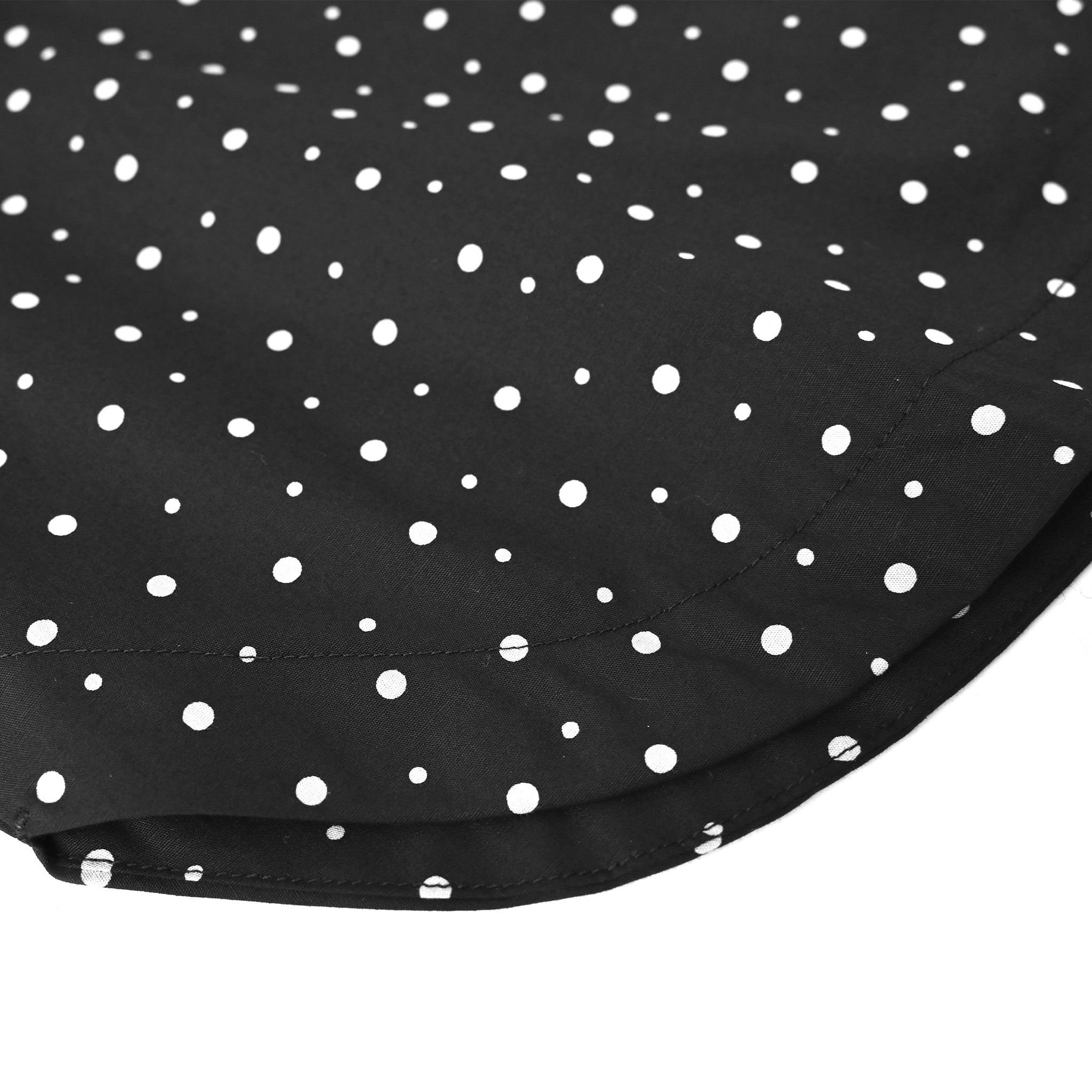 コットンドットブラウス 長袖