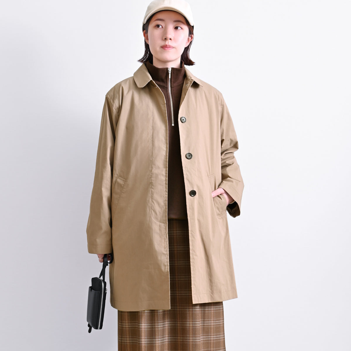 ライトコットンナイロン コート(ライナー付き) | deux C(ドゥ・セー