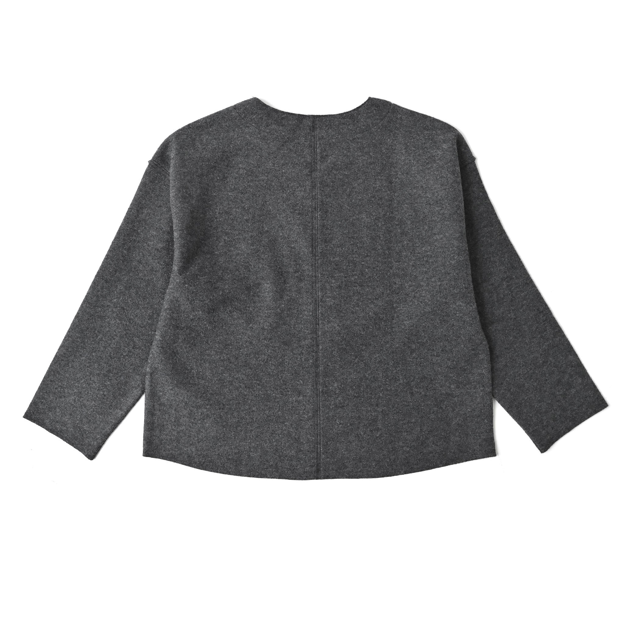 ウールリングカットプルオーバー 長袖