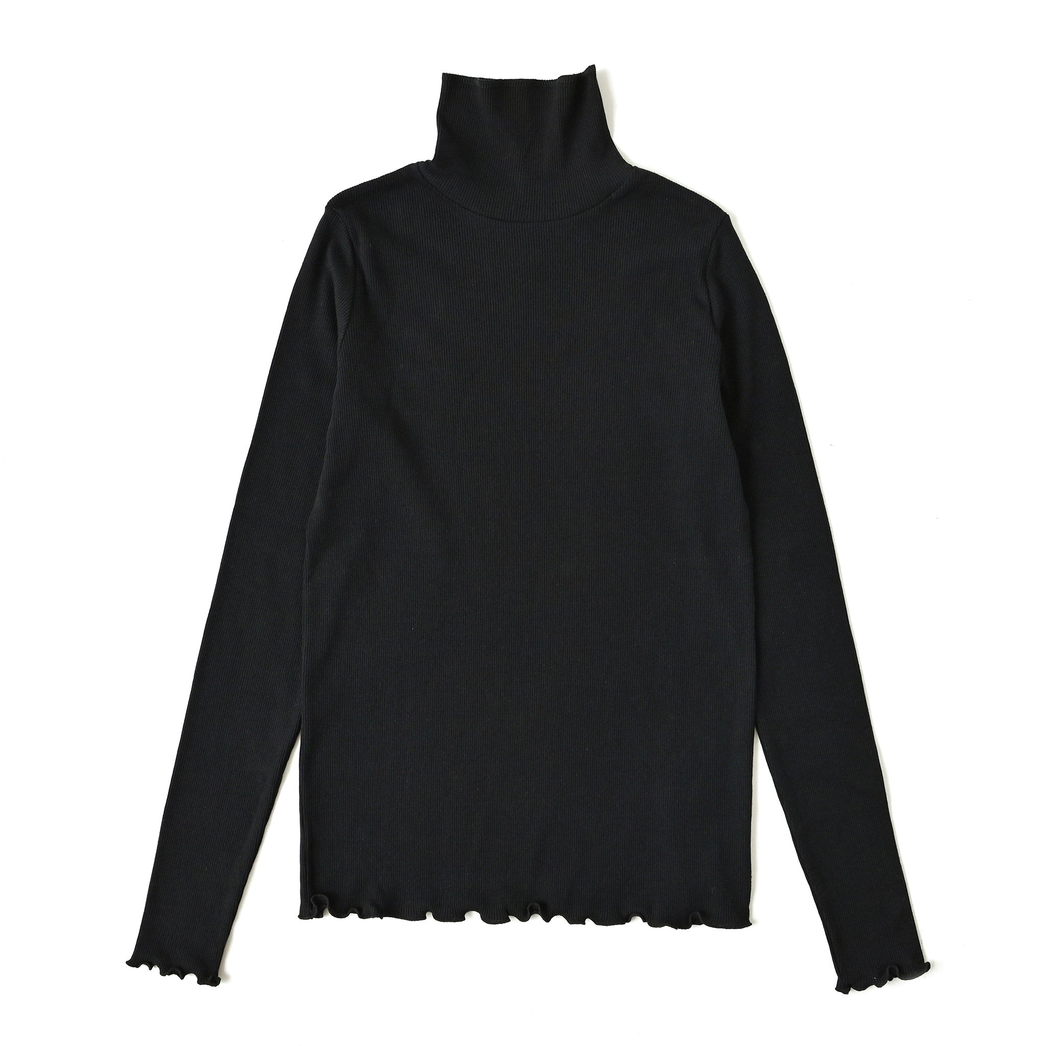 コットンウールテレコタートルネックプルオーバー 長袖 | deux C(ドゥ