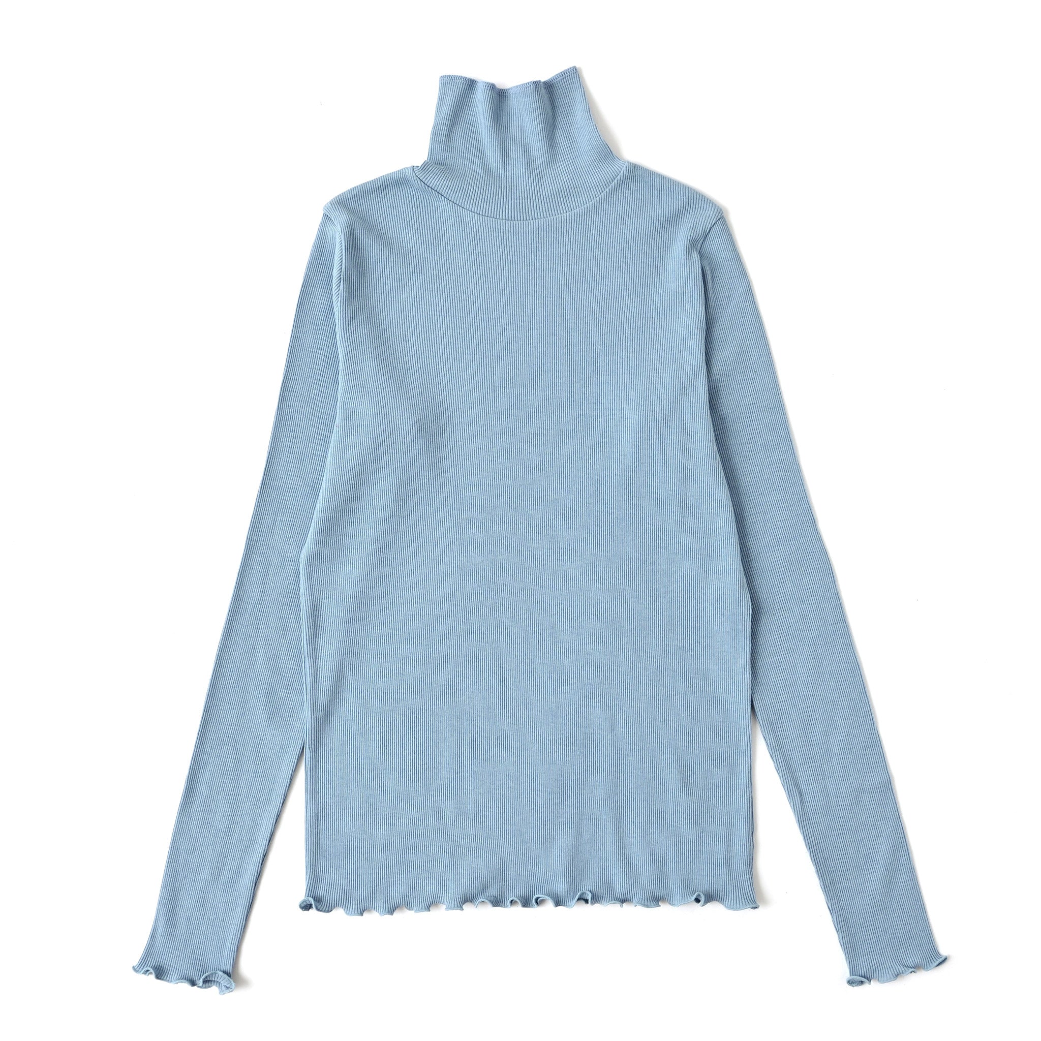 コットンウールテレコタートルネックプルオーバー 長袖 | deux C(ドゥ