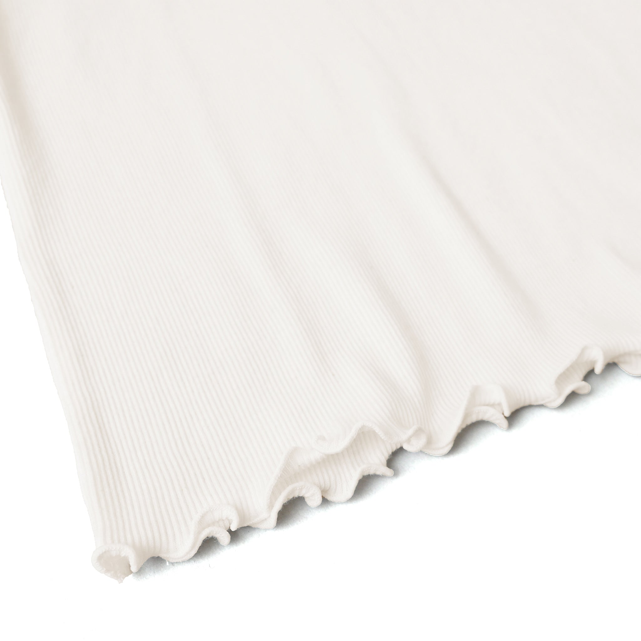 コットンウールテレコクルーネックプルオーバー 長袖