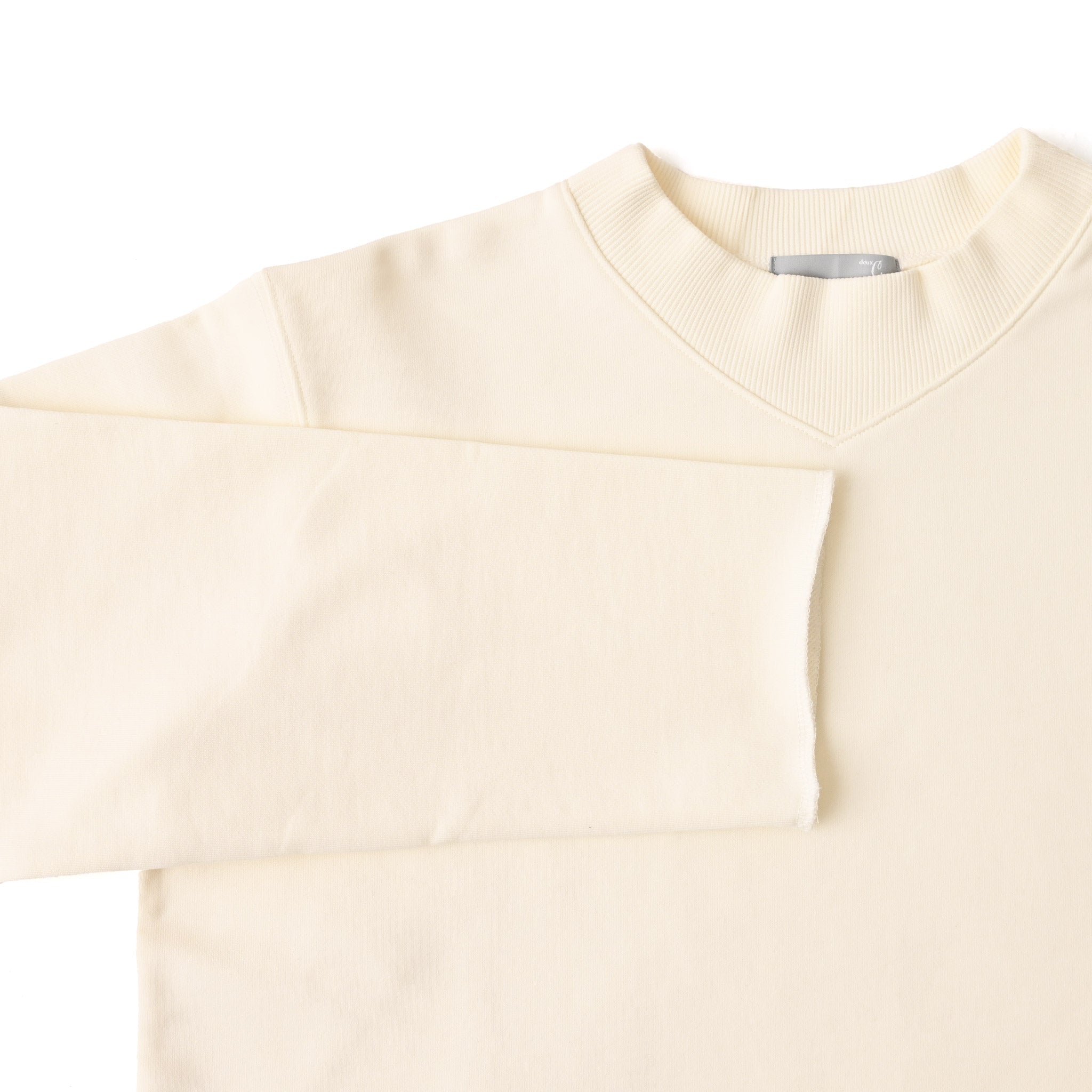 リブネックウラケプルオーバー 長袖