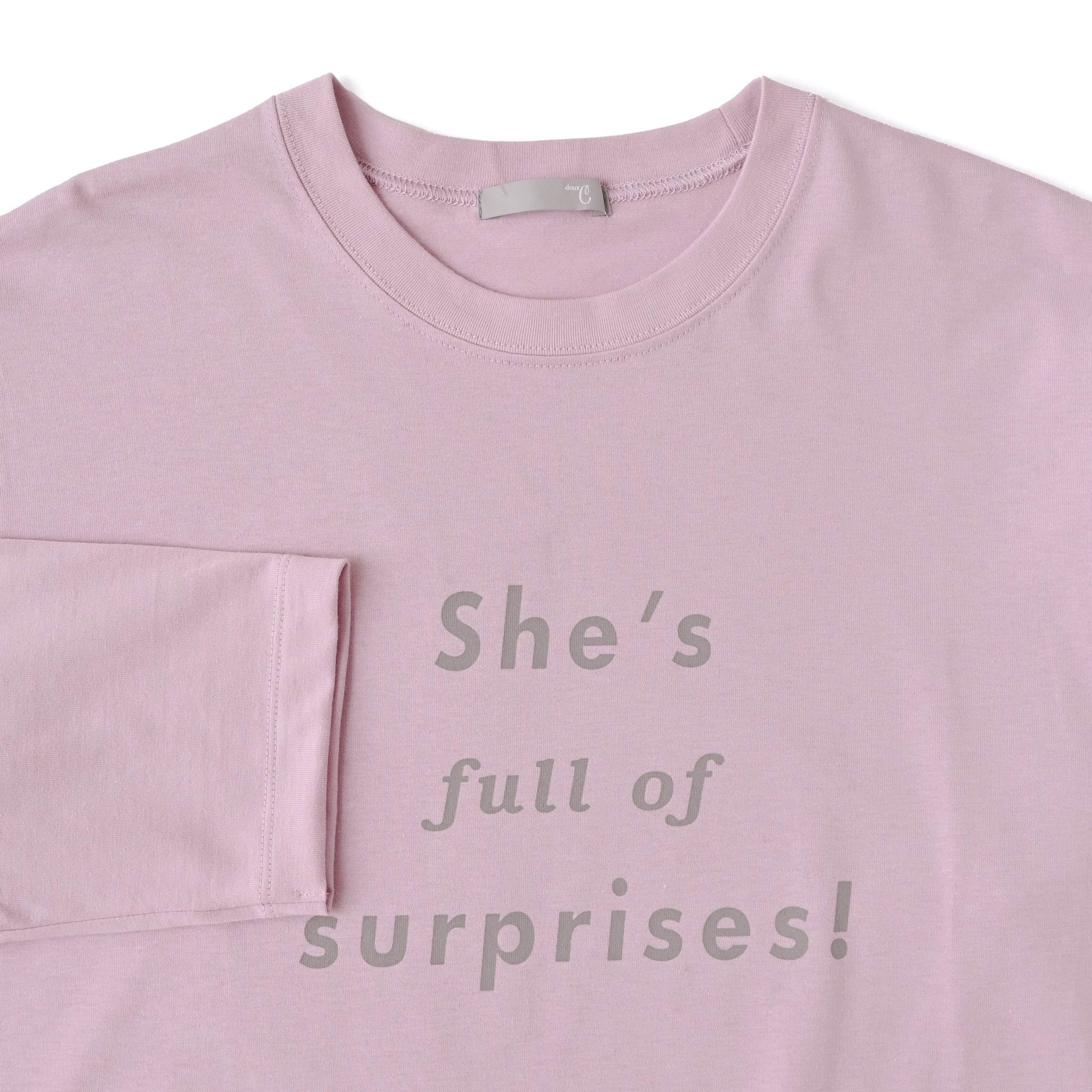ロゴTシャツ 長袖