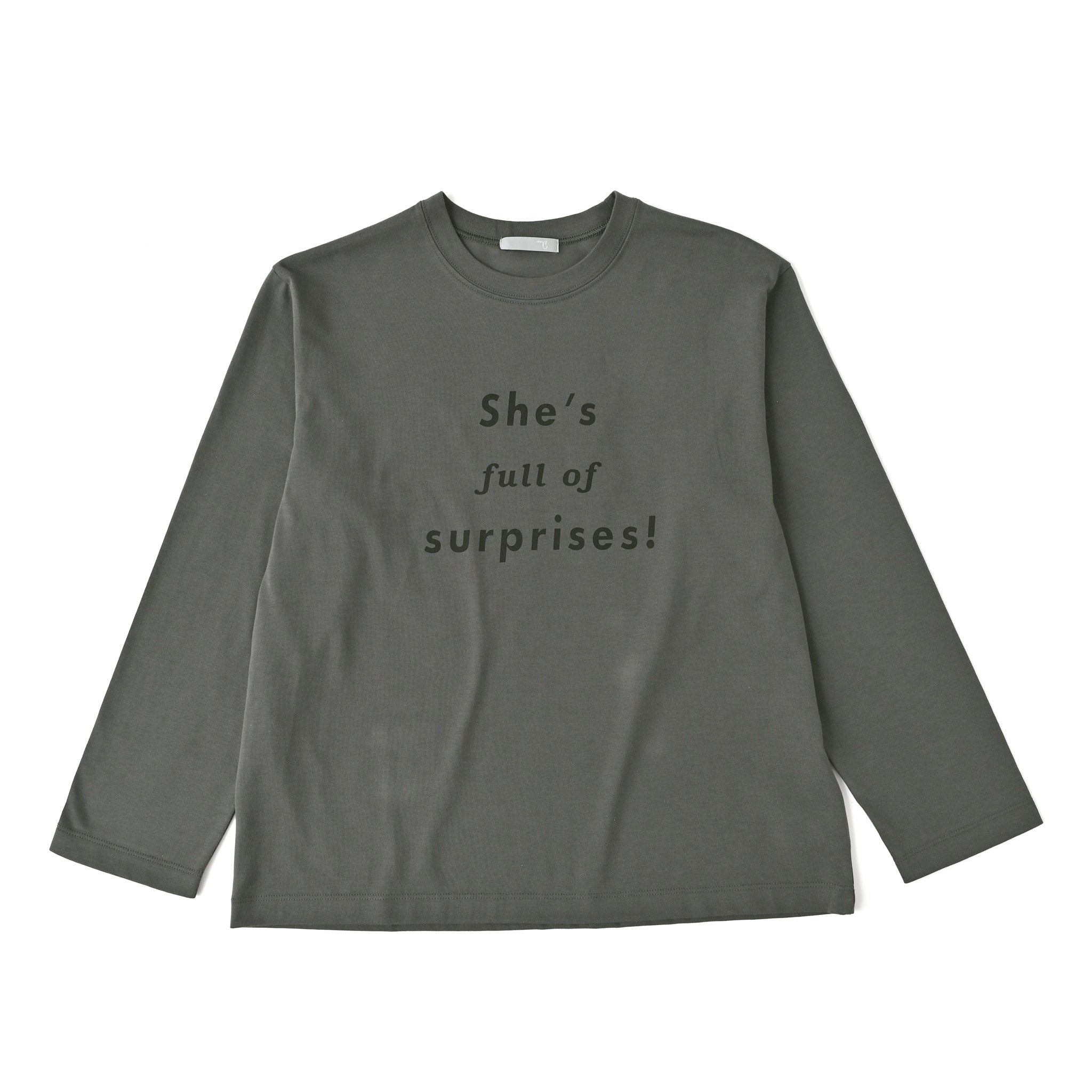 ロゴTシャツ 長袖