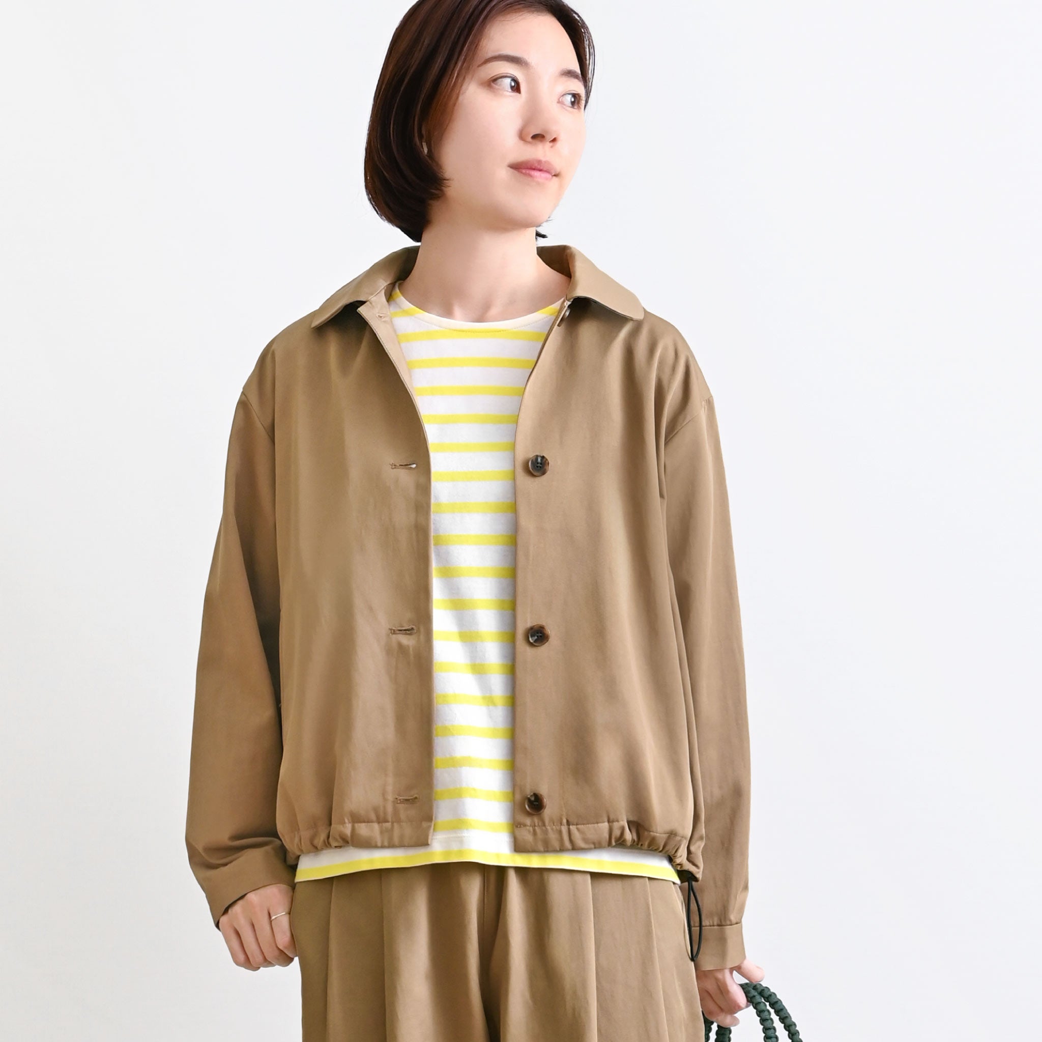 TCツイルジャケット フード付き  長袖