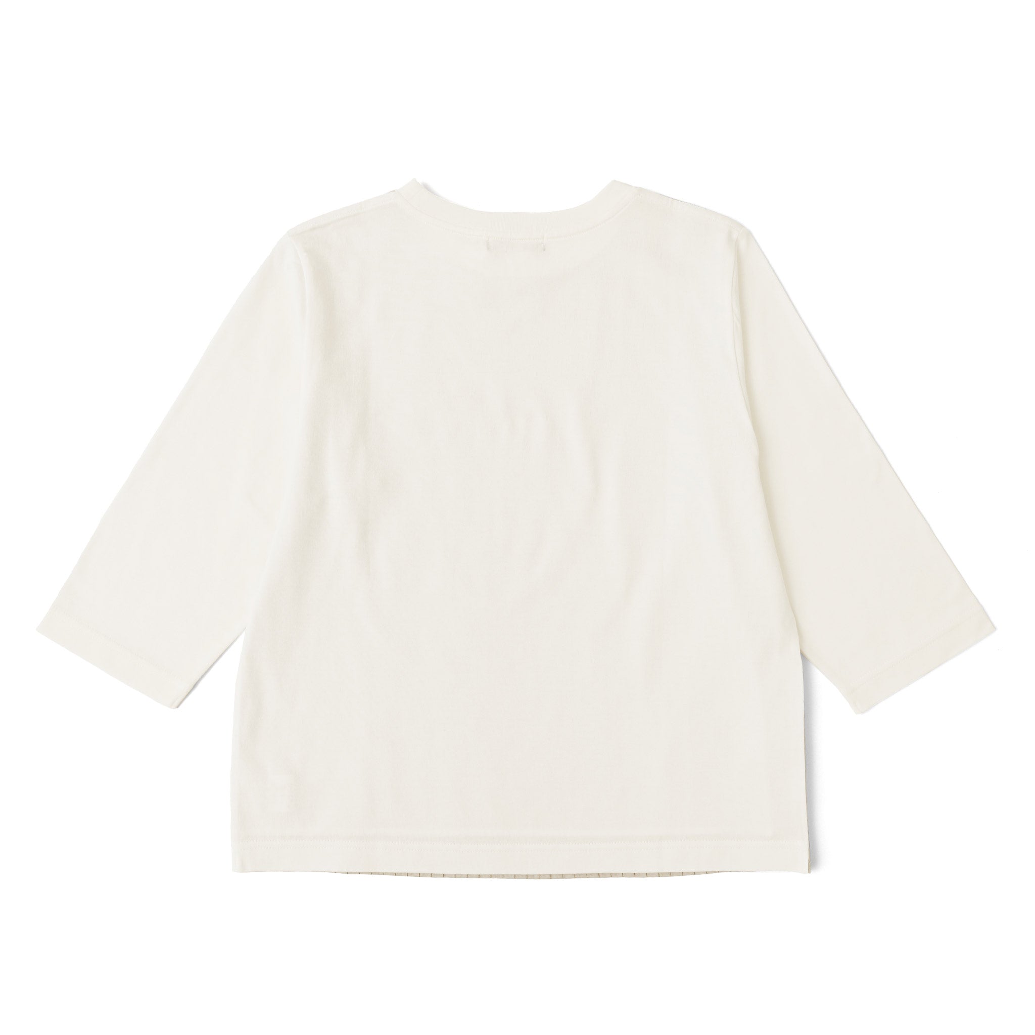 ストライプカットプルオーバー 7分袖