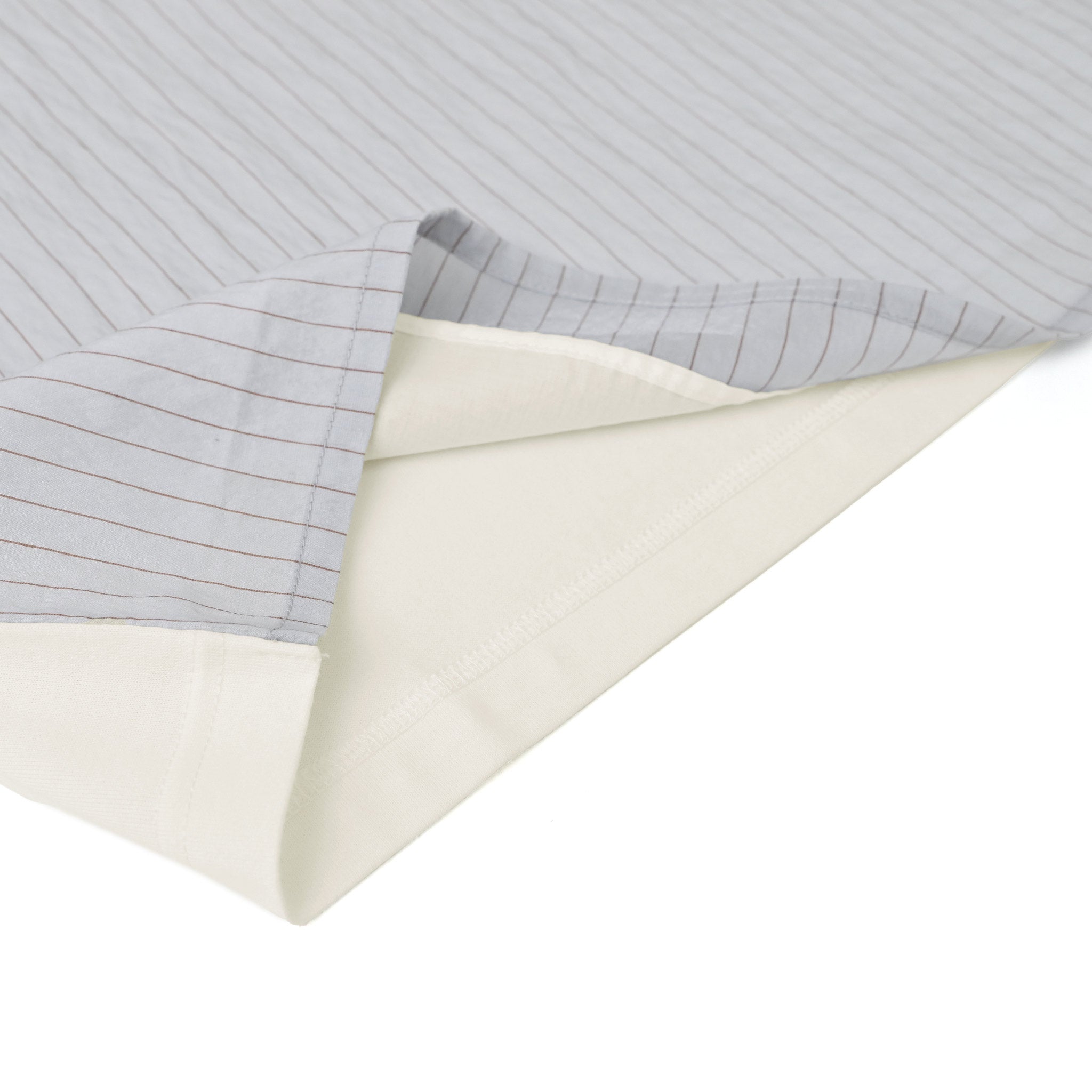 ストライプカットプルオーバー 7分袖