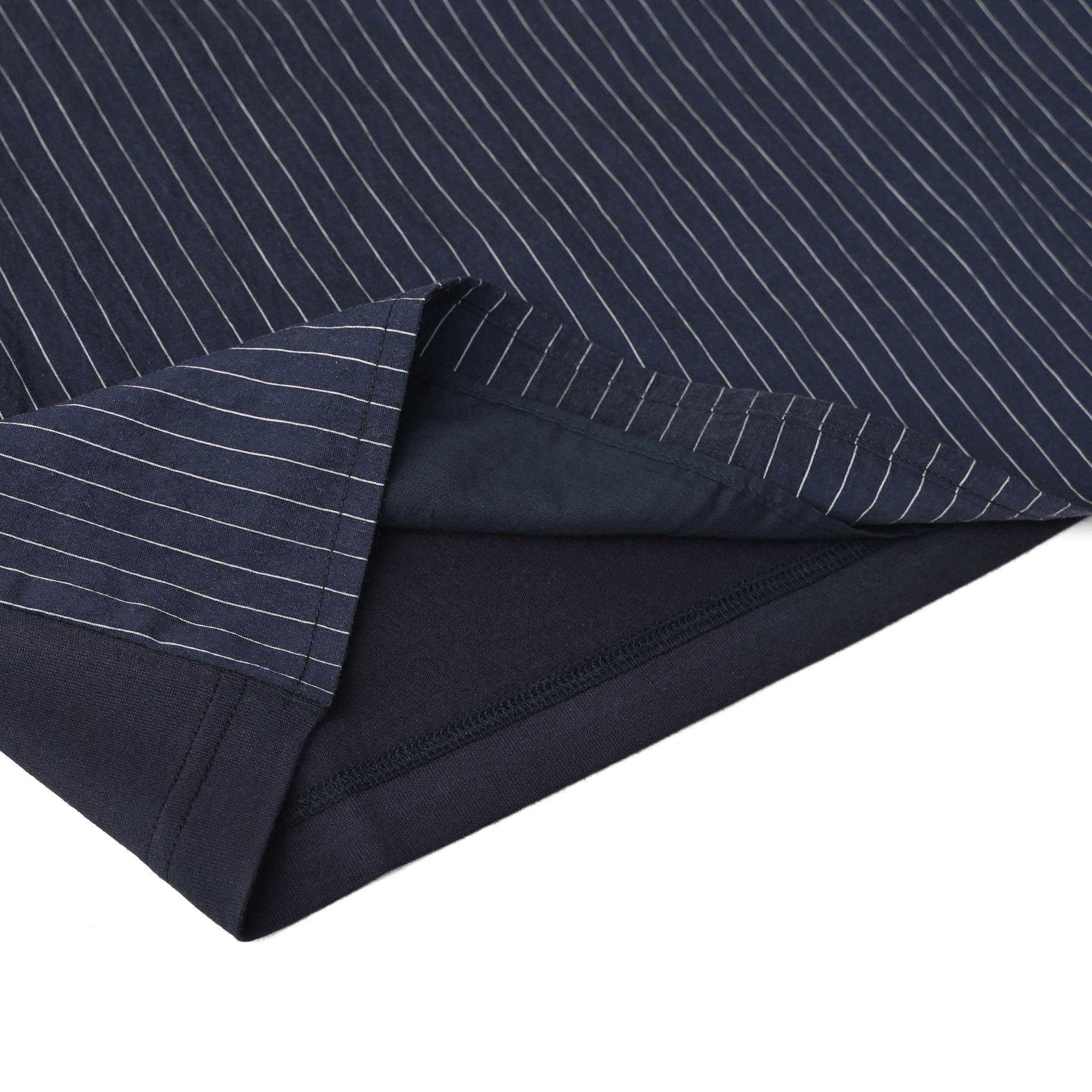 ストライプカットプルオーバー 7分袖