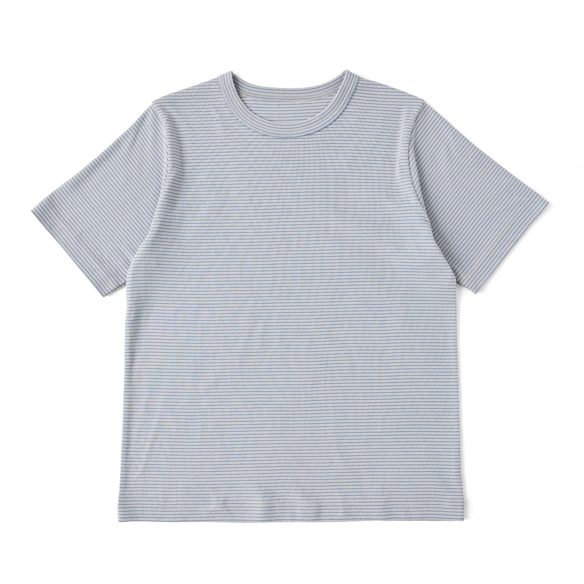 フライスコットンボーダーTシャツ 半袖