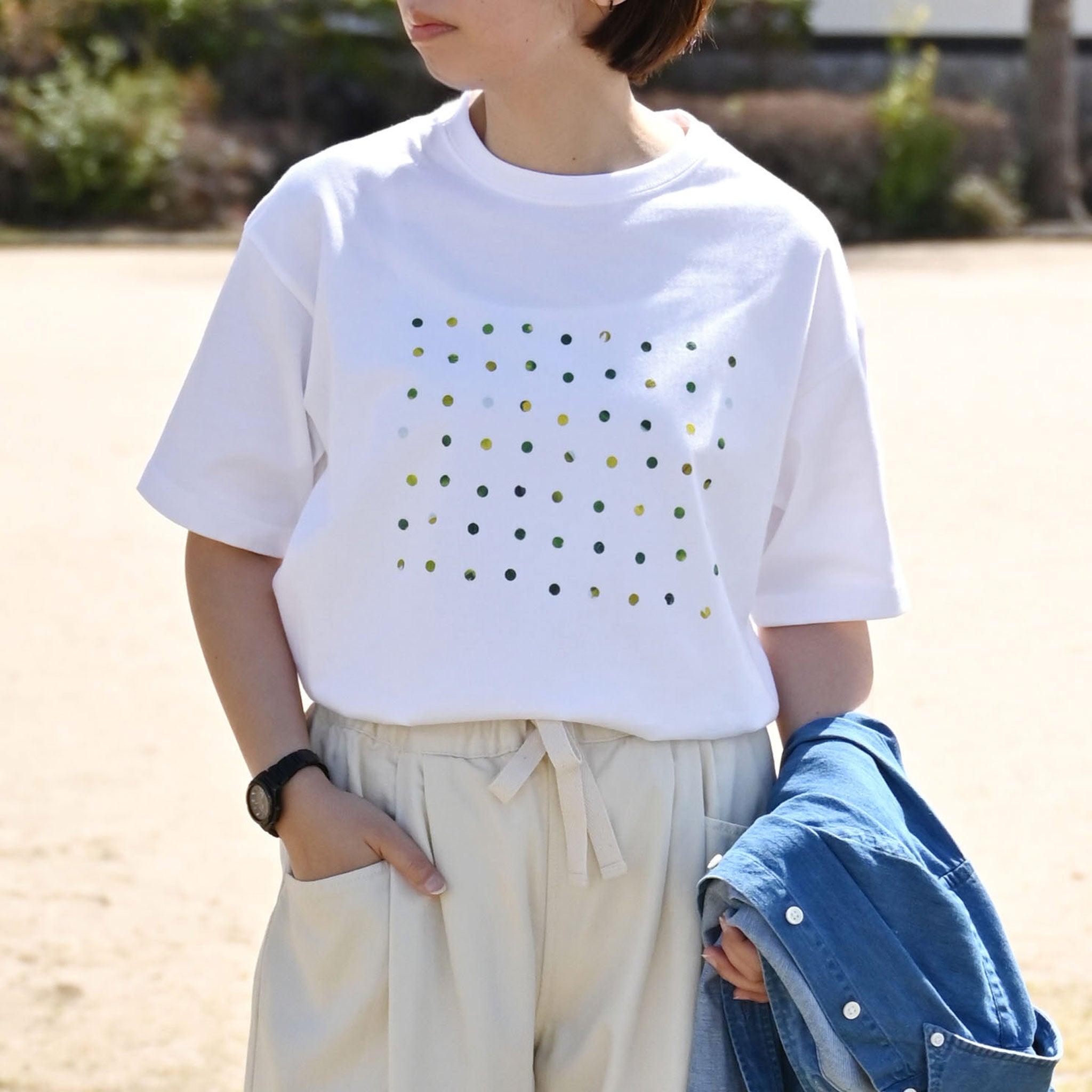 コラージュTシャツ 半袖