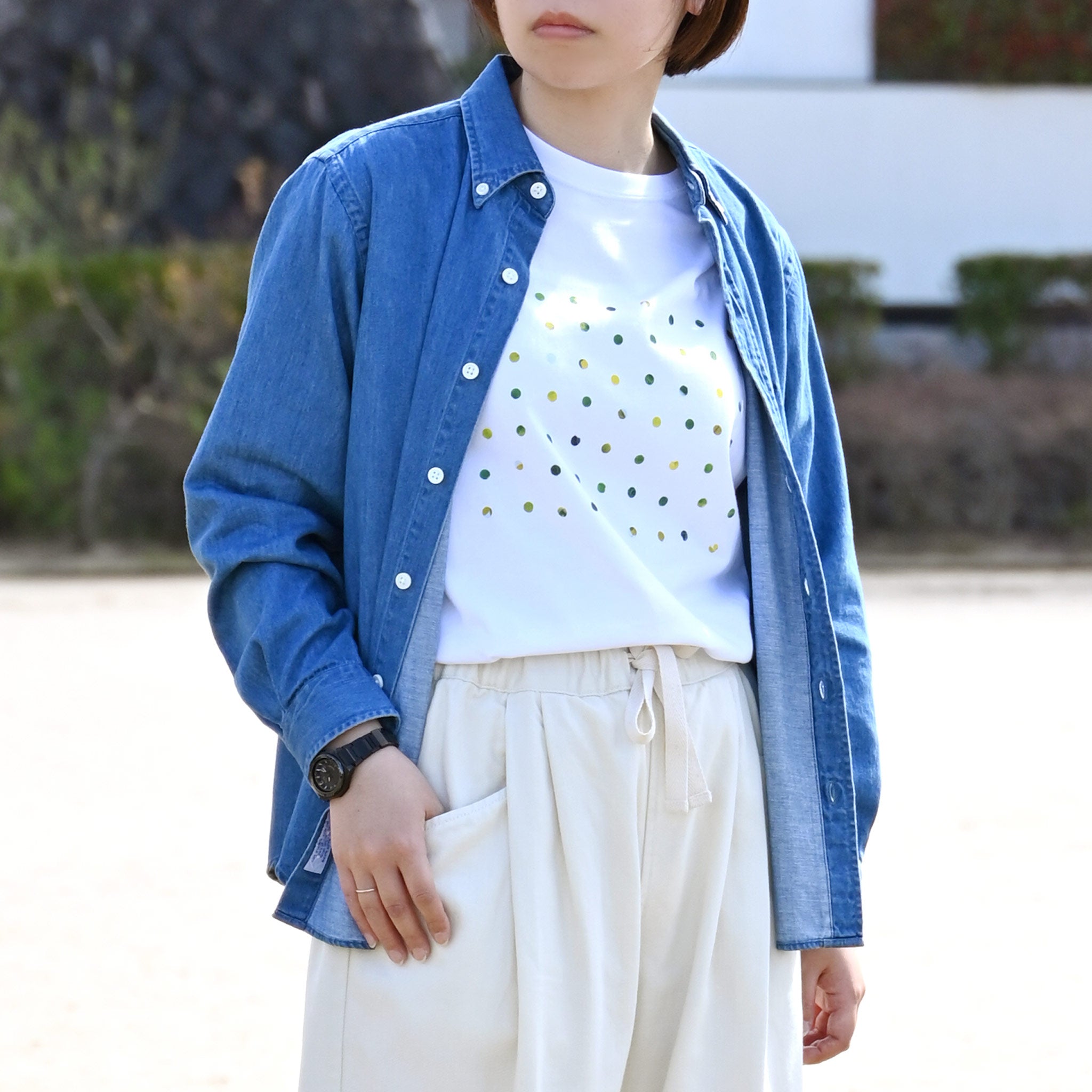 コラージュTシャツ 半袖