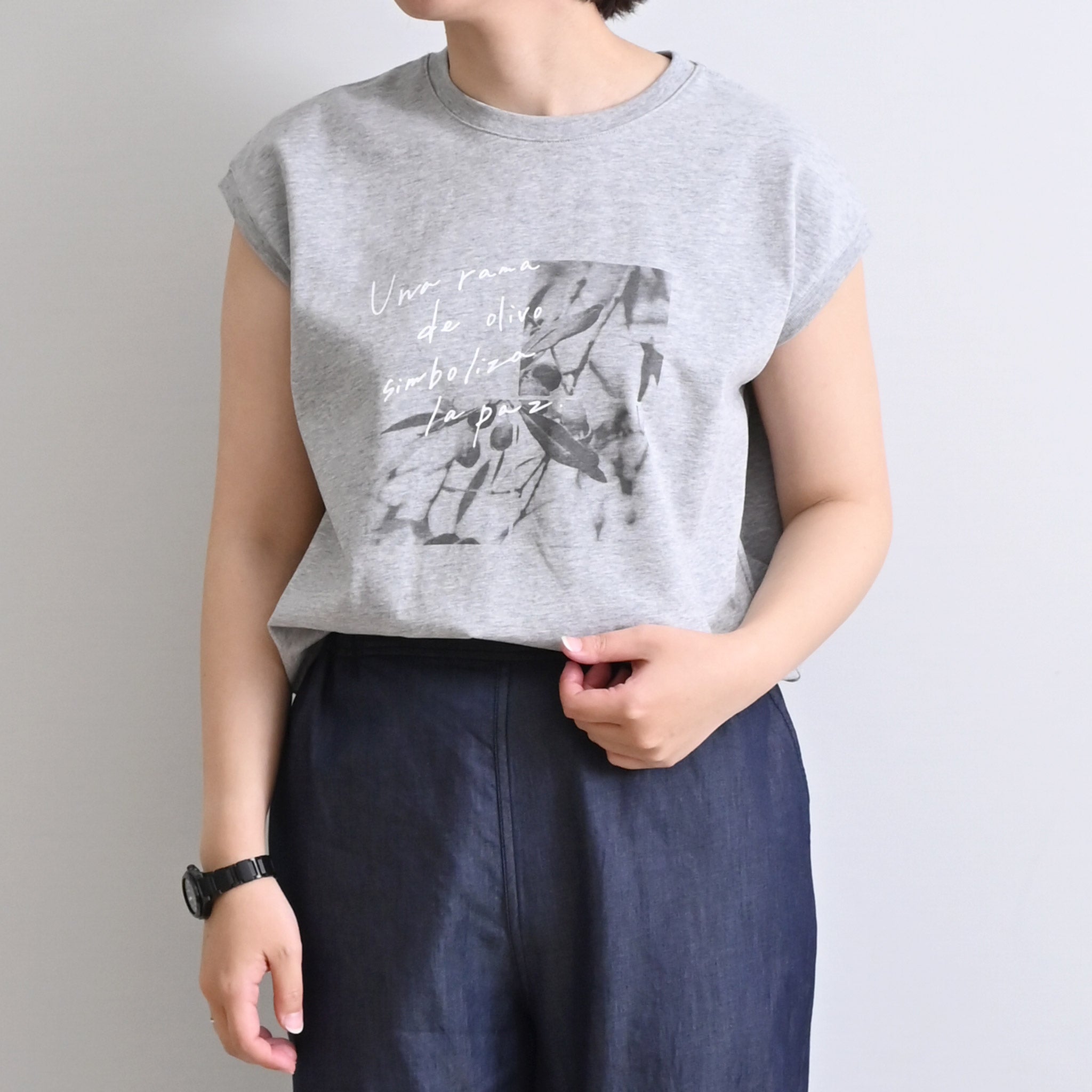 Viajarプルオーバー 1分袖