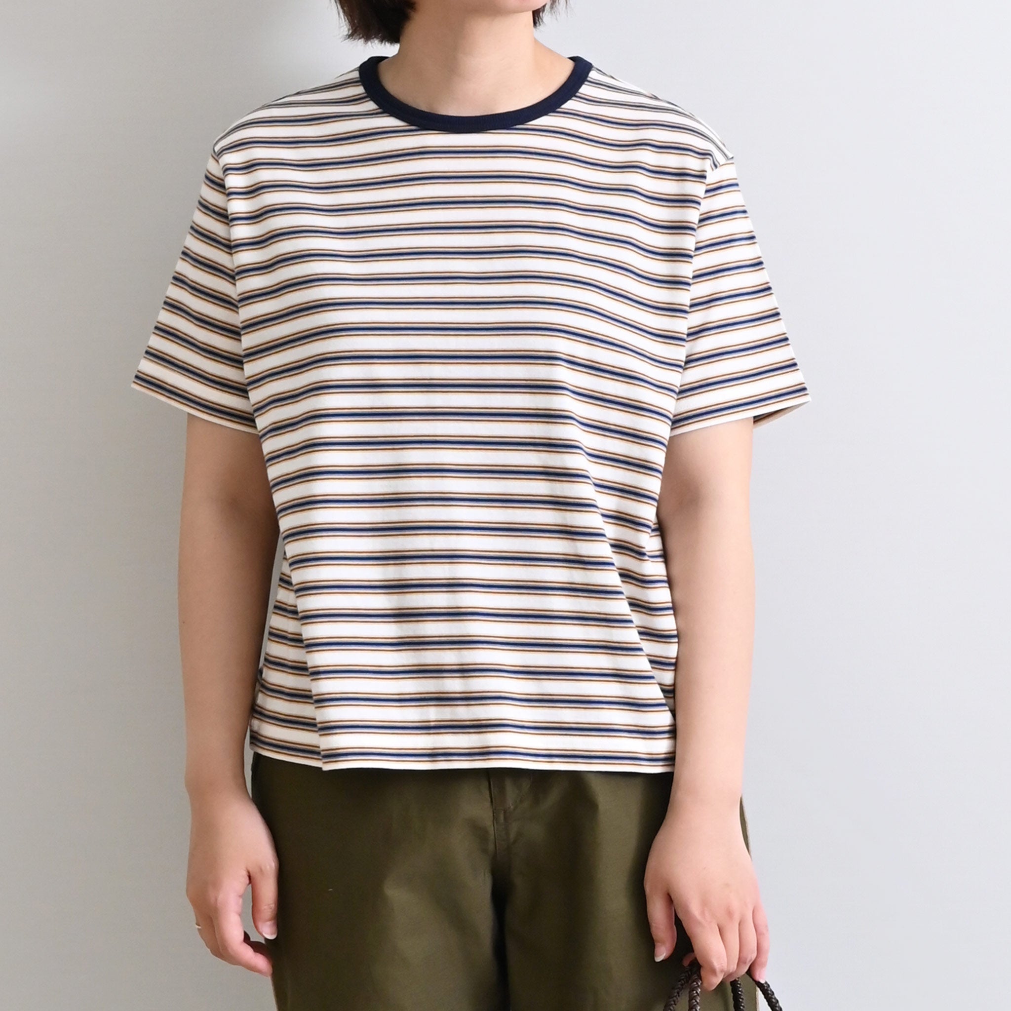 テンジクマルチボーダーTシャツ 半袖