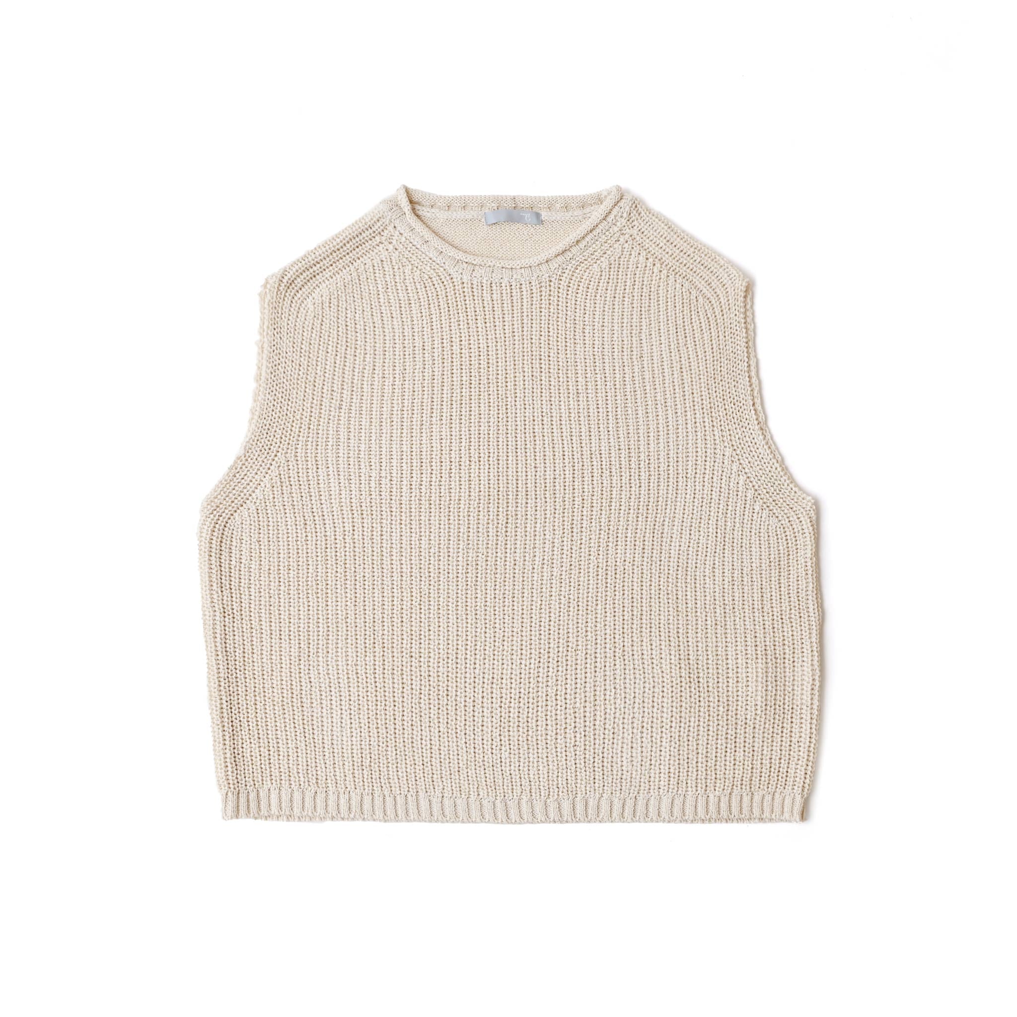 極美品✨️25SS　￥5.7万　アドーア　テープヤーンニットベスト　ベージュ　春夏 テープヤーンベスト | deux C(ドゥ・セー)公式オンラインストア