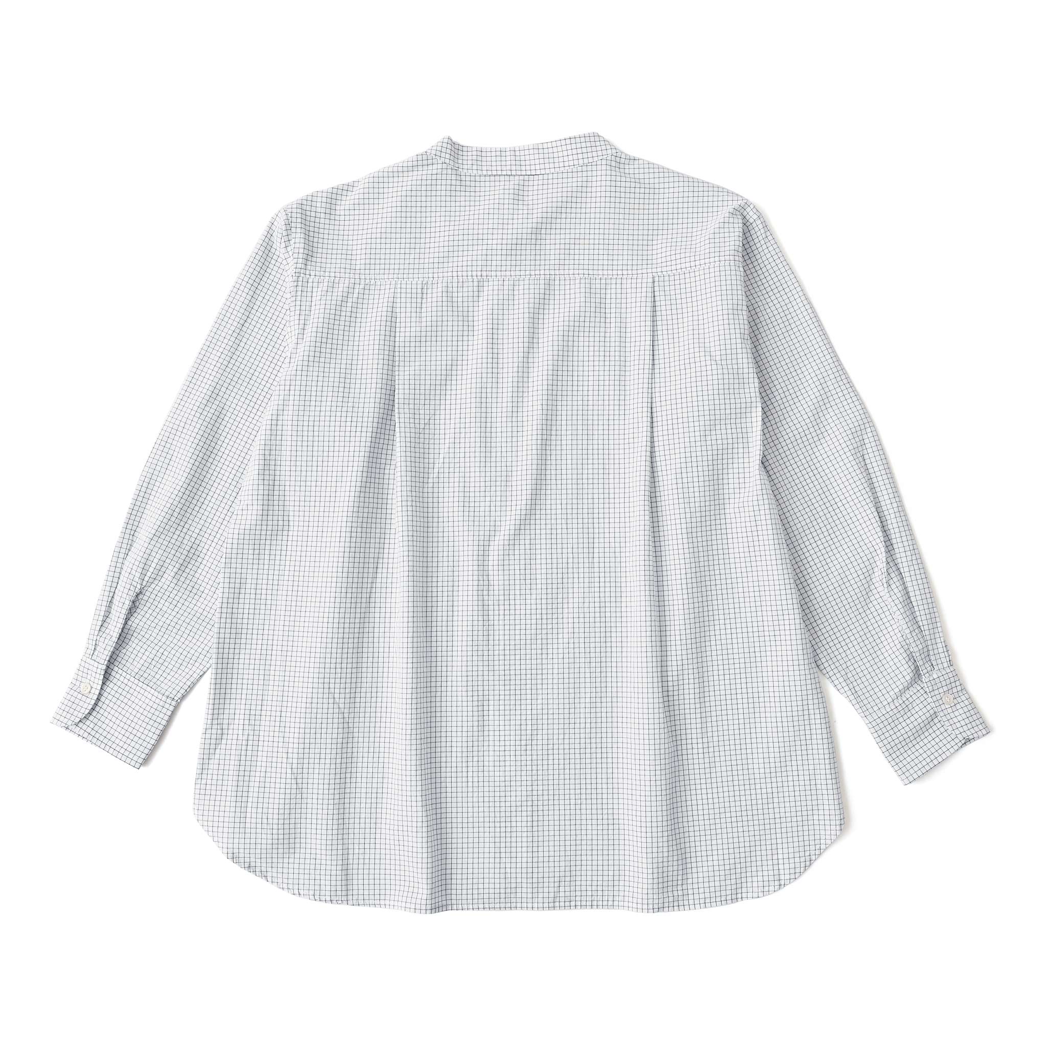 シンプルチェックブラウス 長袖