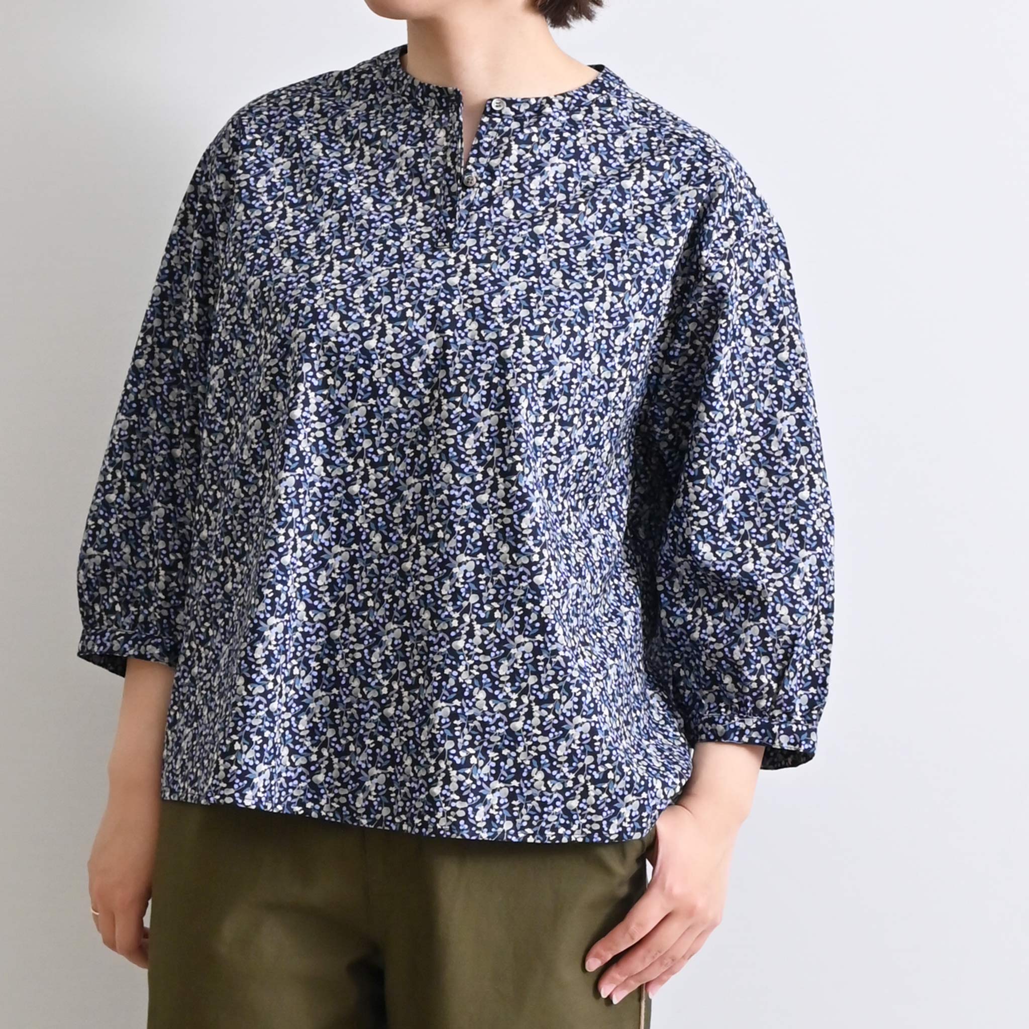 キノミドットプルオーバー 7分袖