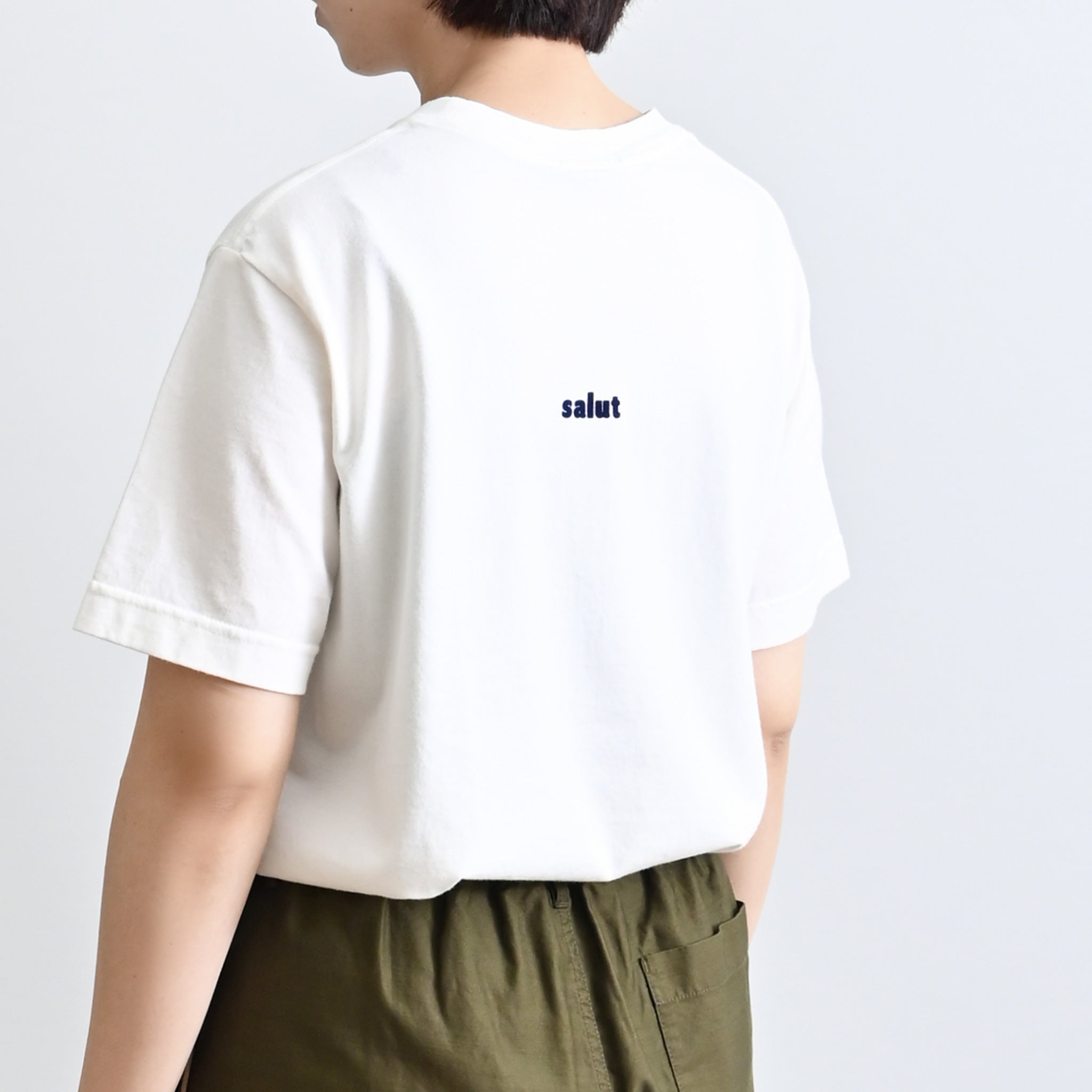 フロントバックプリントTシャツ 半袖