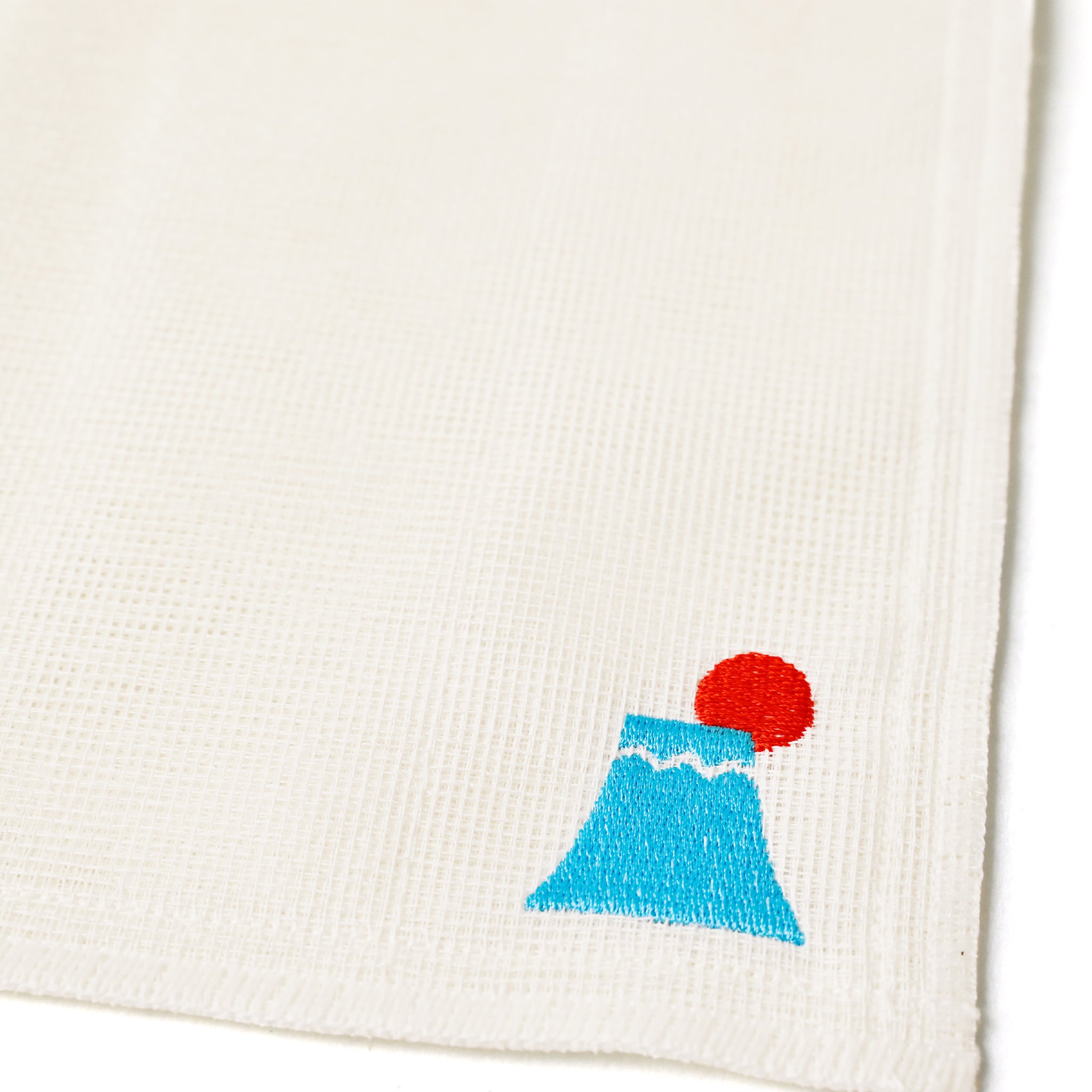 布巾[かやフキン] 刺繍富士山