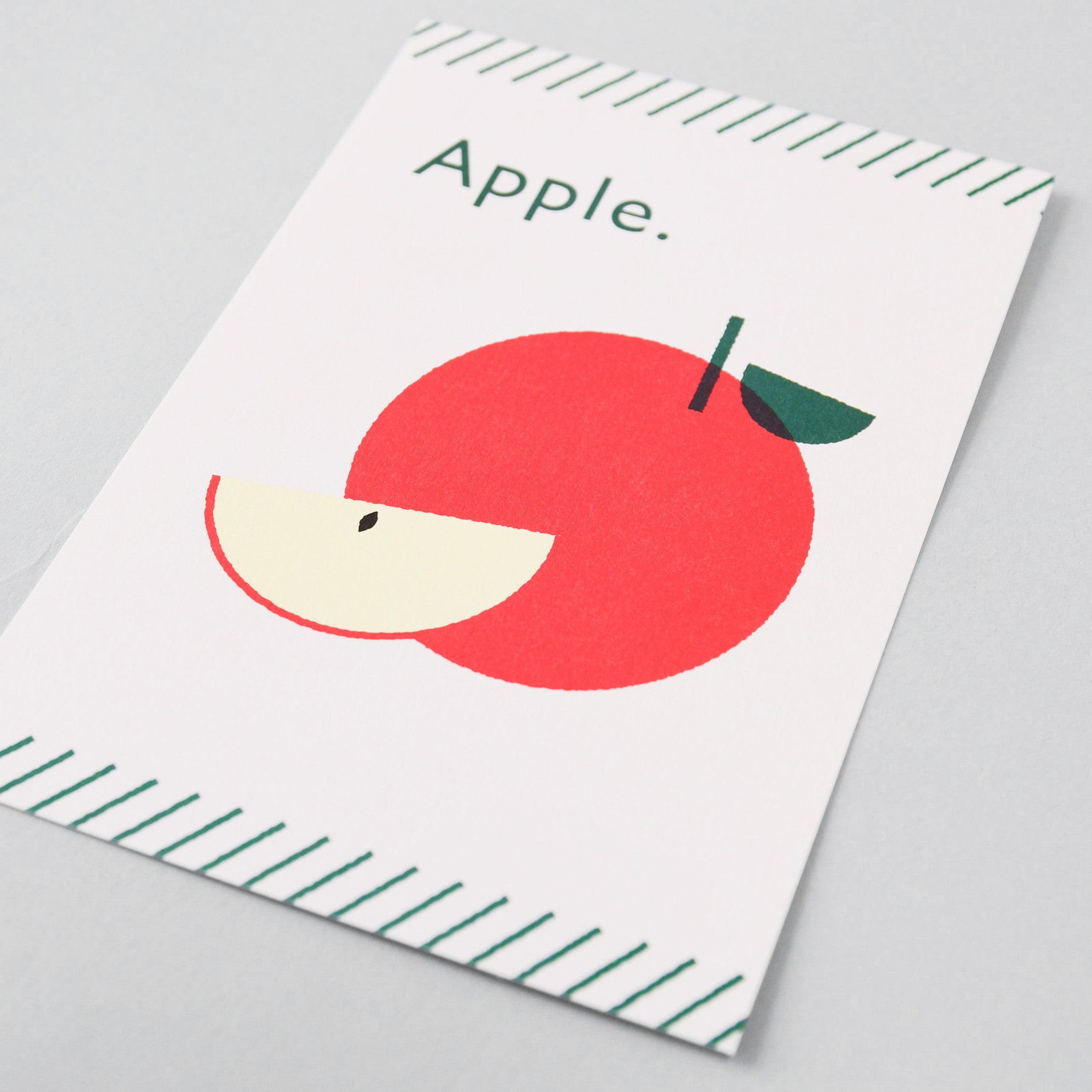 グリーティング ポストカード(Apple/Pear/HAPPY/ENJOY)