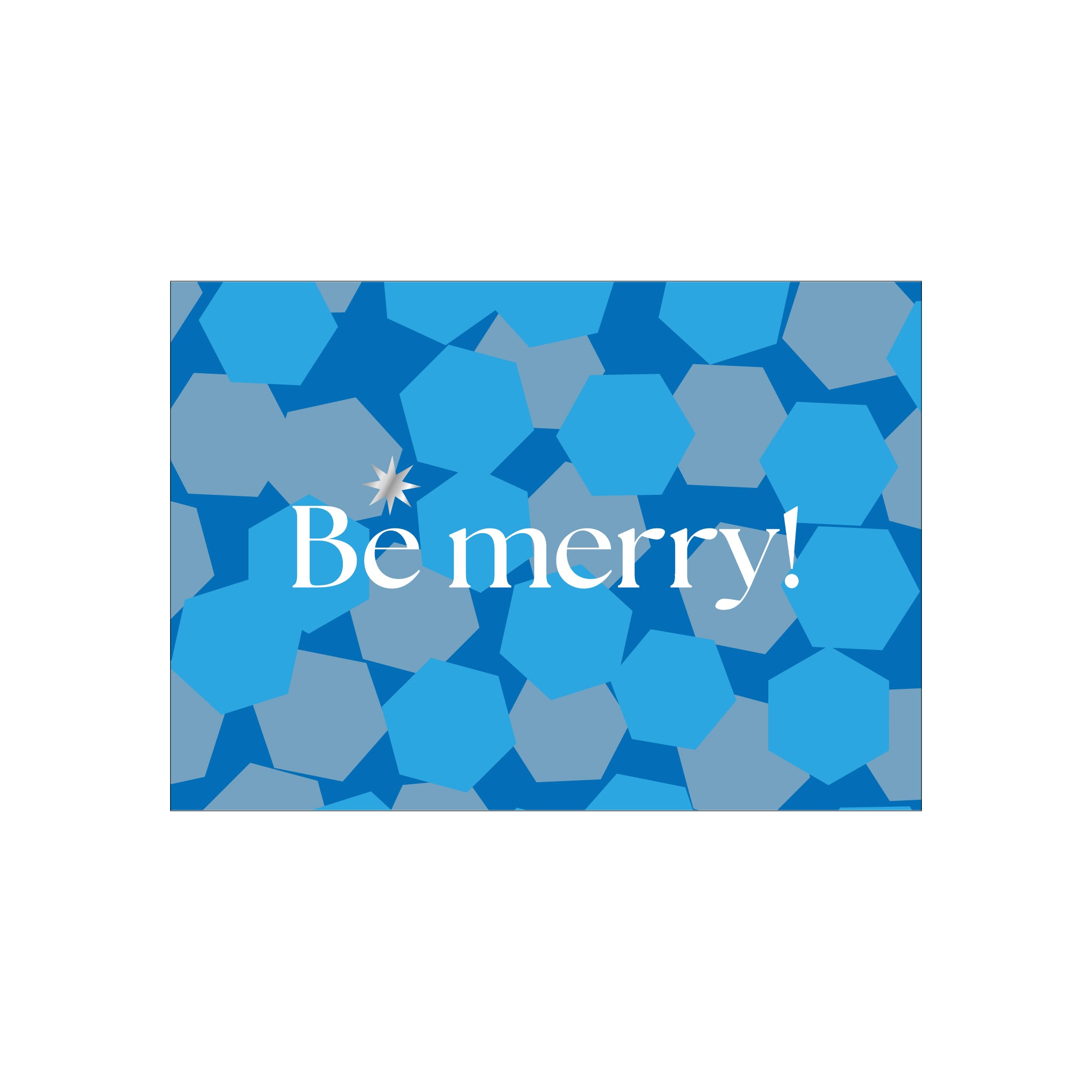 メッセージカード[グリーティング] BE merry 5枚セット