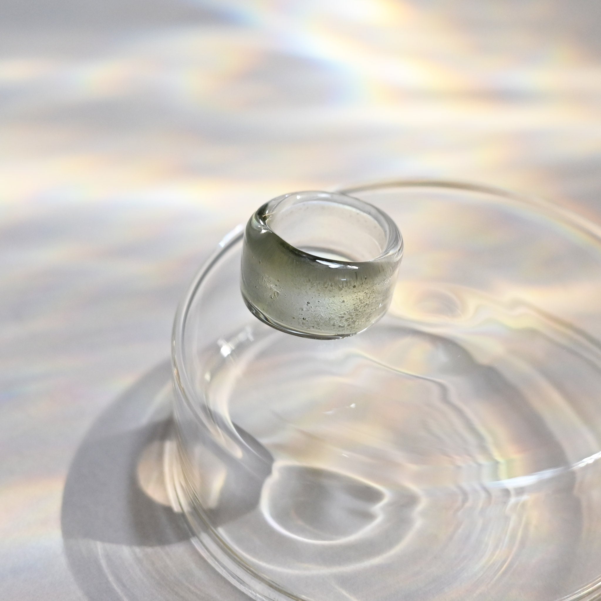 【Que Sera, Sera*】ガラスのリング SV925]ドロップオーロラガラスリング | 【公式】MUK ONLINE SHOP