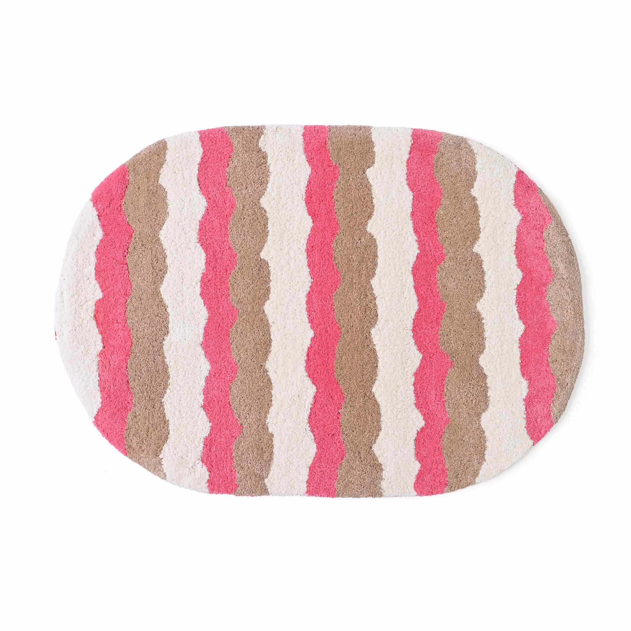 フロアマット・玄関マット[タフト] ラインドット