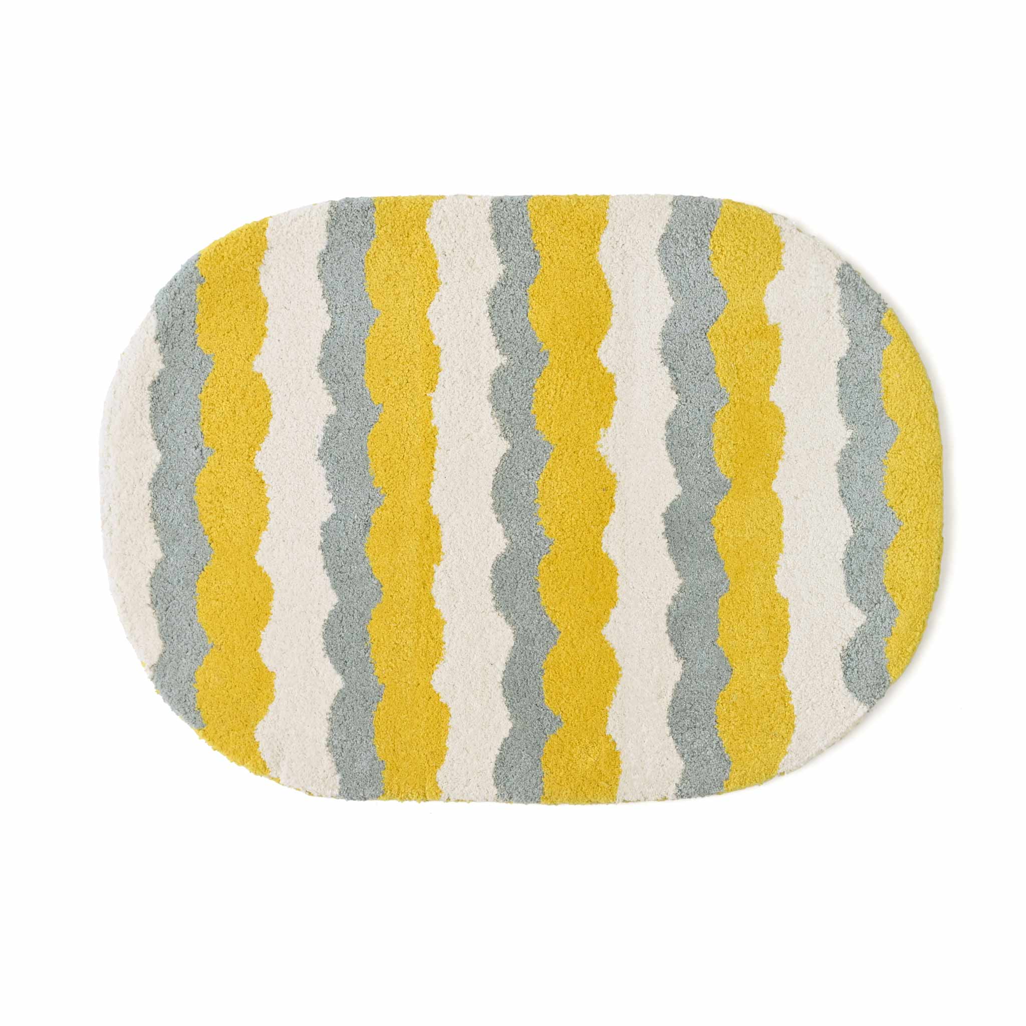 フロアマット・玄関マット[タフト] ラインドット