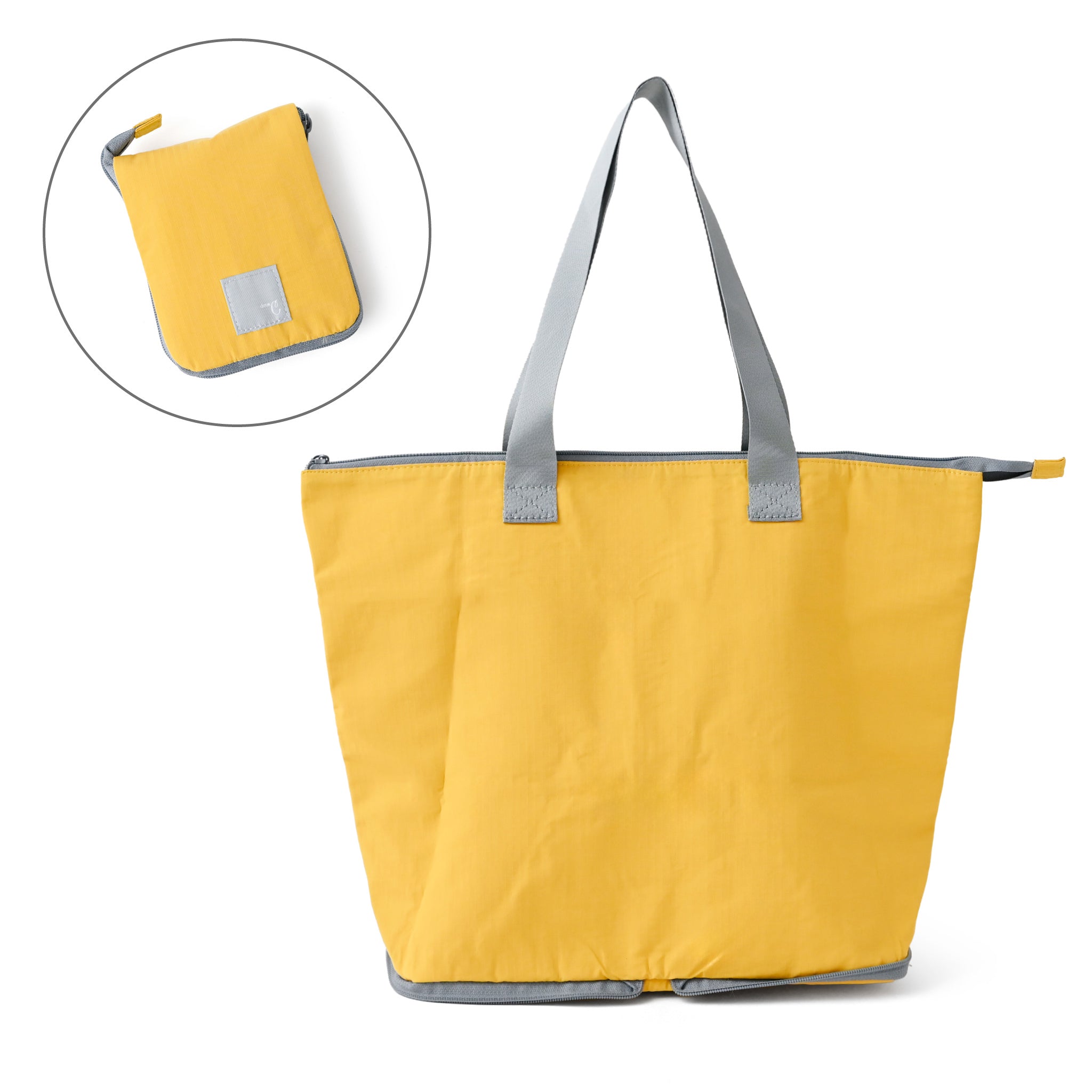 OPPOスマホ +　保冷エコバック 保冷バッグ LL アイボリー 縦35cm×横44cm×マチ18cm ｜ 大容量 エコ
