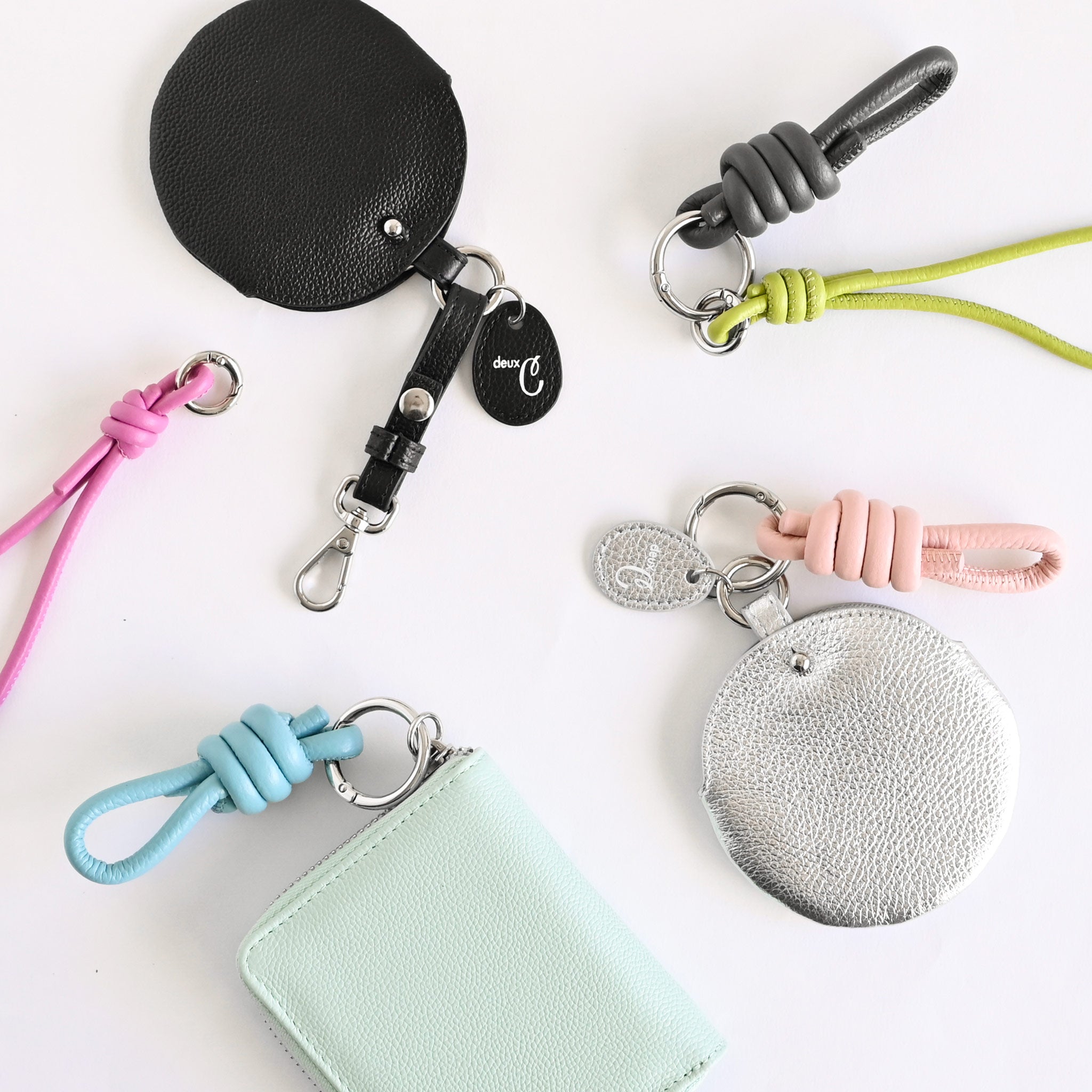 キーチャーム[スモールレザー]ノット | deux C(ドゥ・セー)公式