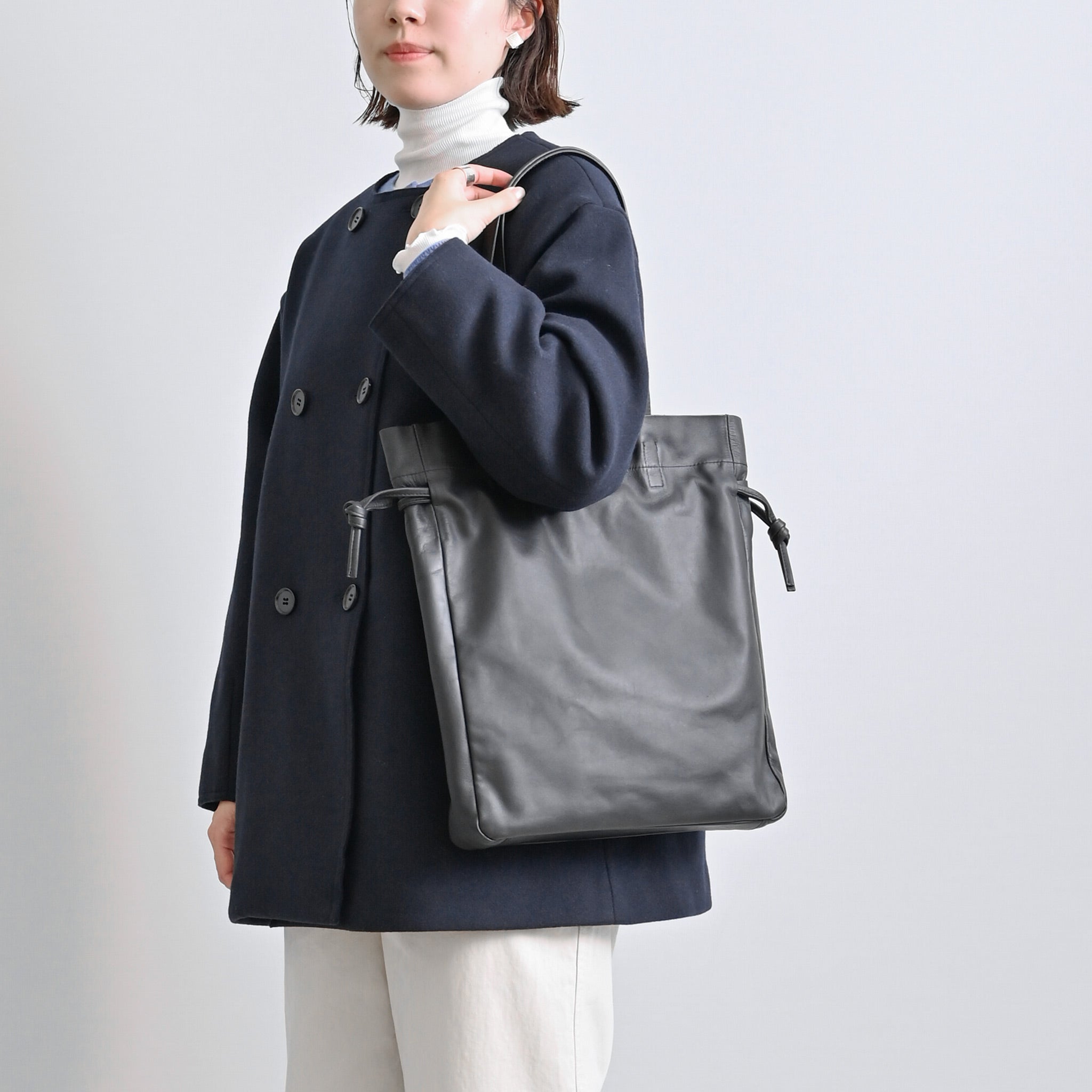 2wayレザーバッグ L