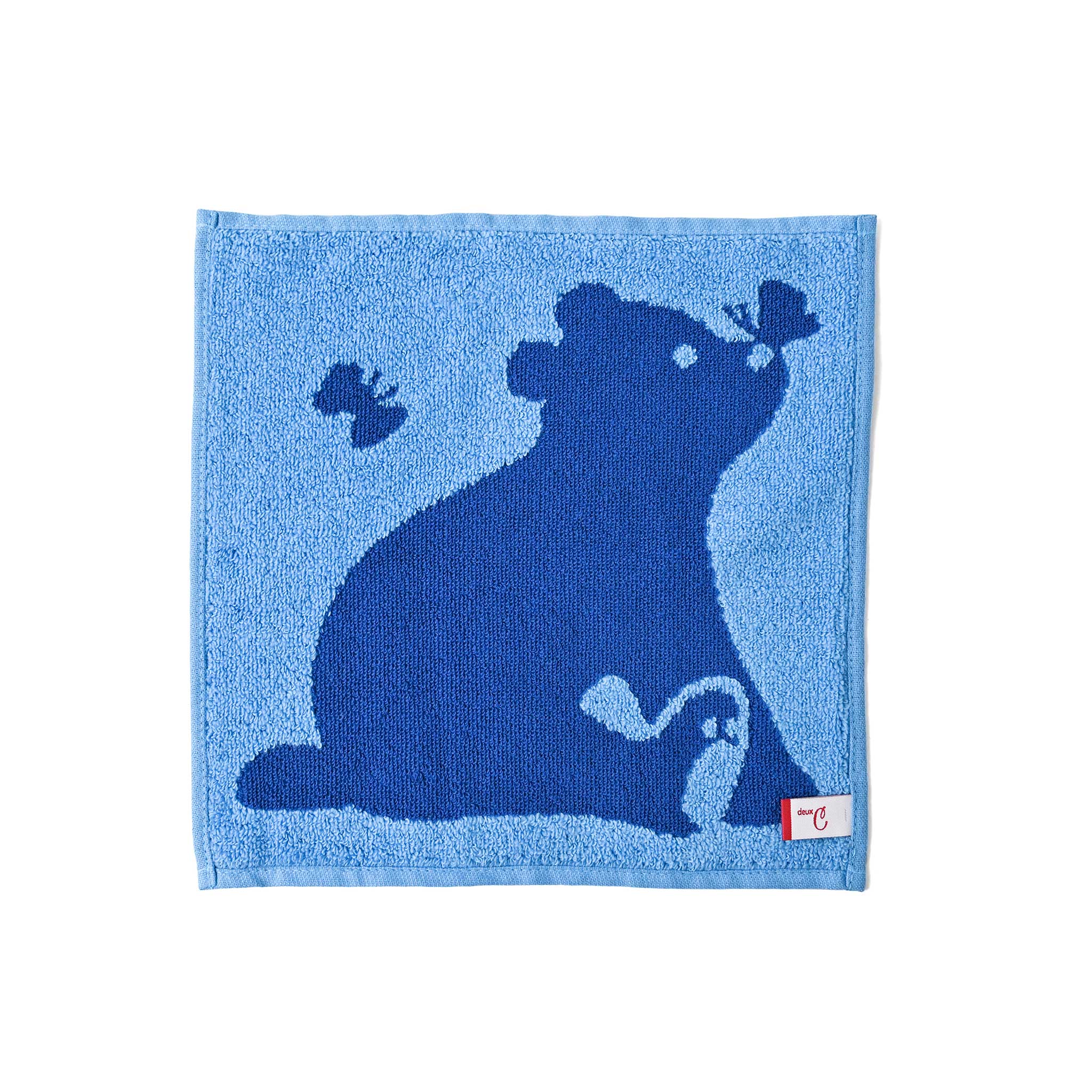 タオルハンカチ[シンプルパイル] クマ